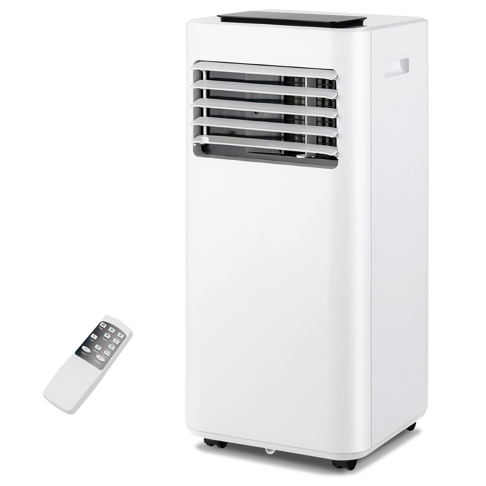 Volenca 8000-BTU Portable Air Conditioner Cools 250-sq-ft Rooms with Sleep Mode Dehumidifier and Remote