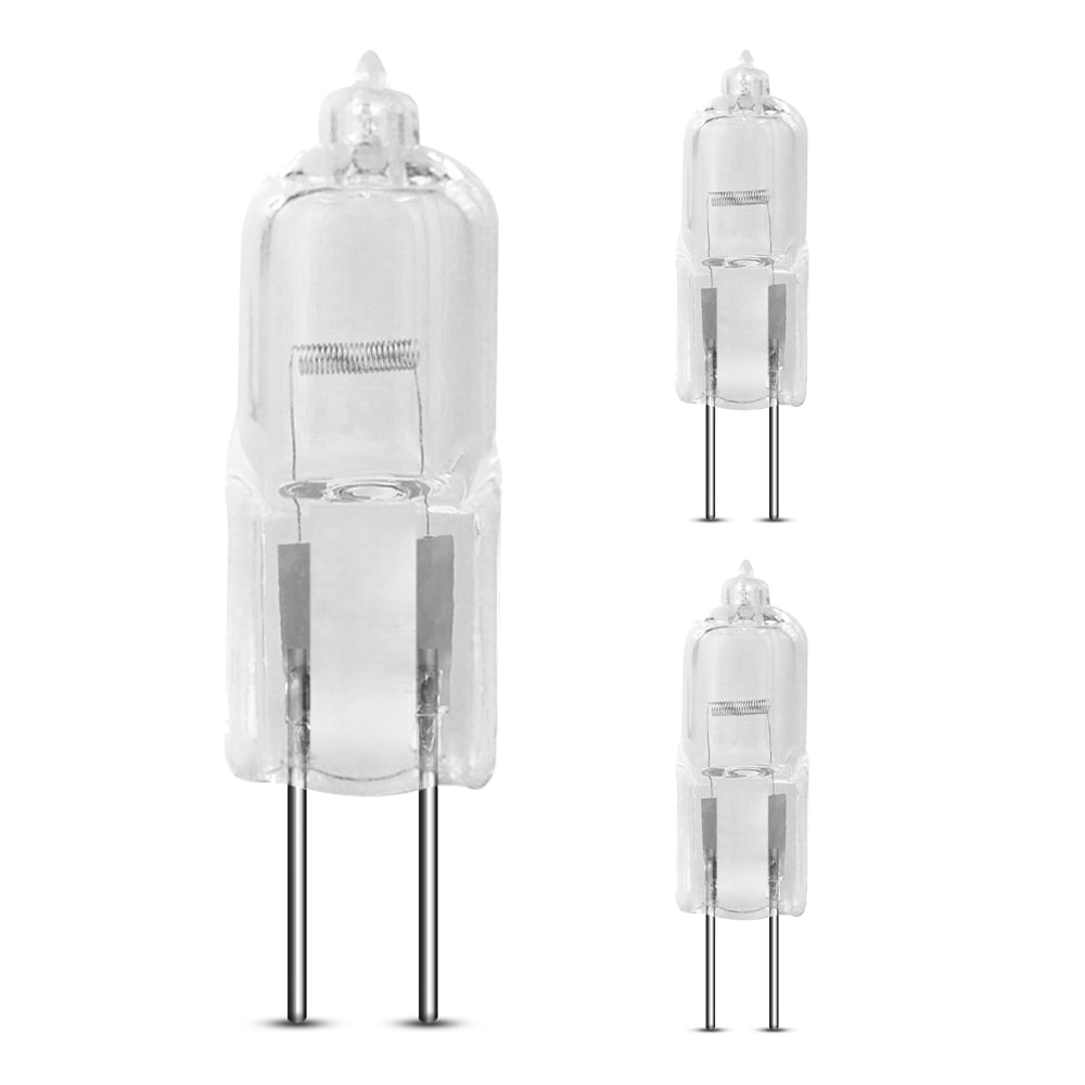 Feit Electric BPLVA10T3/2 Halogen JC 10 -Watt EQ JCT3 Warm white G4 base Dimmable Halogen General purpose Light Bulb 2 -Pack