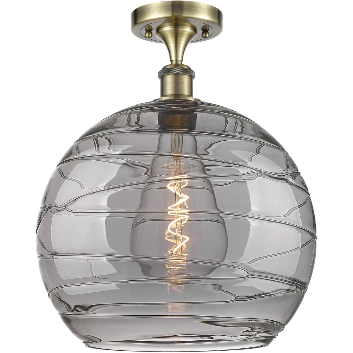 Innovations Lighting 2672361 516-1C-AB-G1213-14SM Ballston Athens Deco Swirl