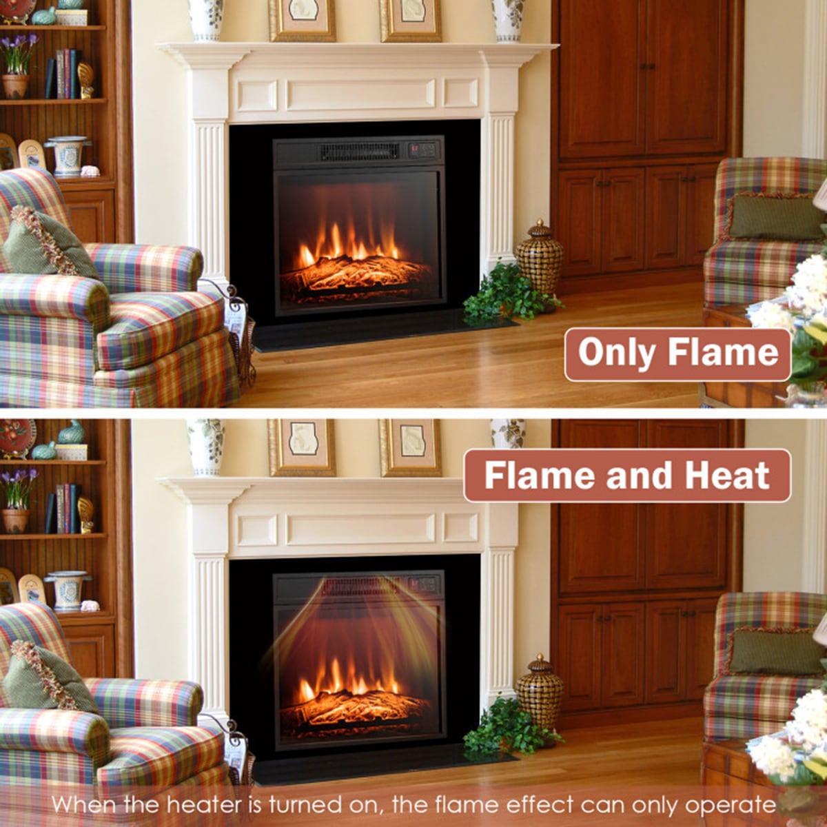 Clihome CL-BKUS-10173 Electric-Fireplaces - View #8