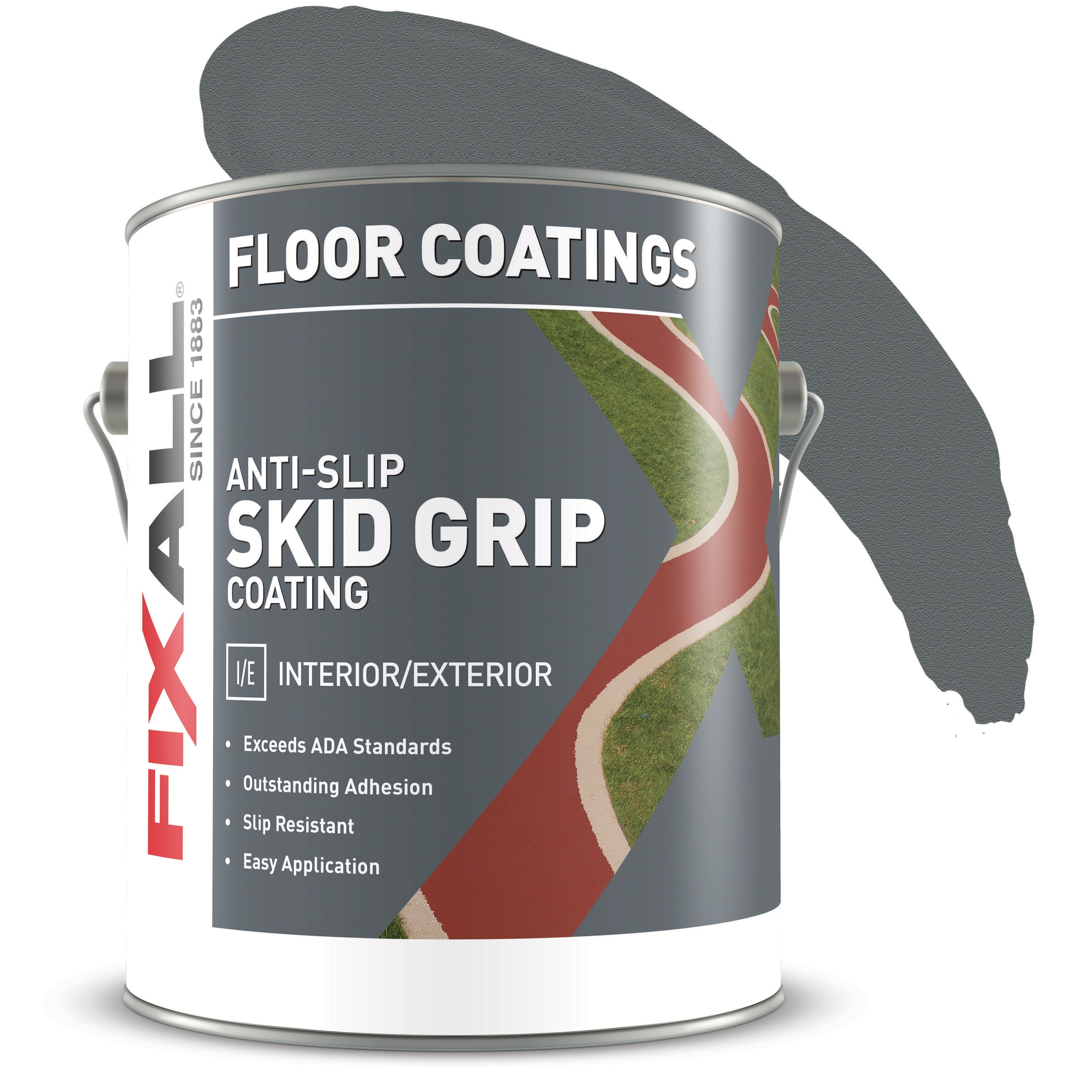 Non Slip Flooring Paint for Production Areas: Hard Dry in 40 Mins