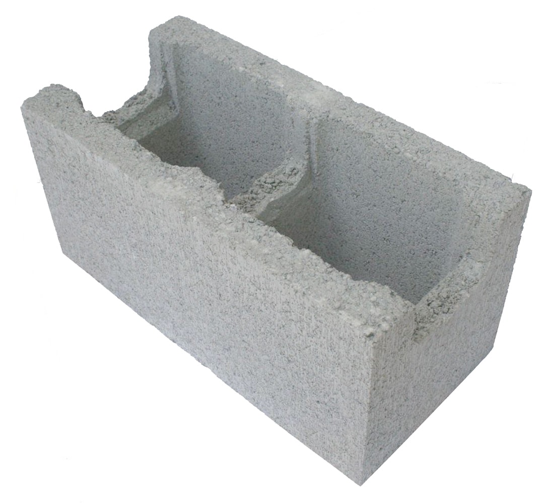 Longleaf Packaging 8-in W X 8-in H X 16-in L Cored Concrete Block In The Concrete Blocks ...