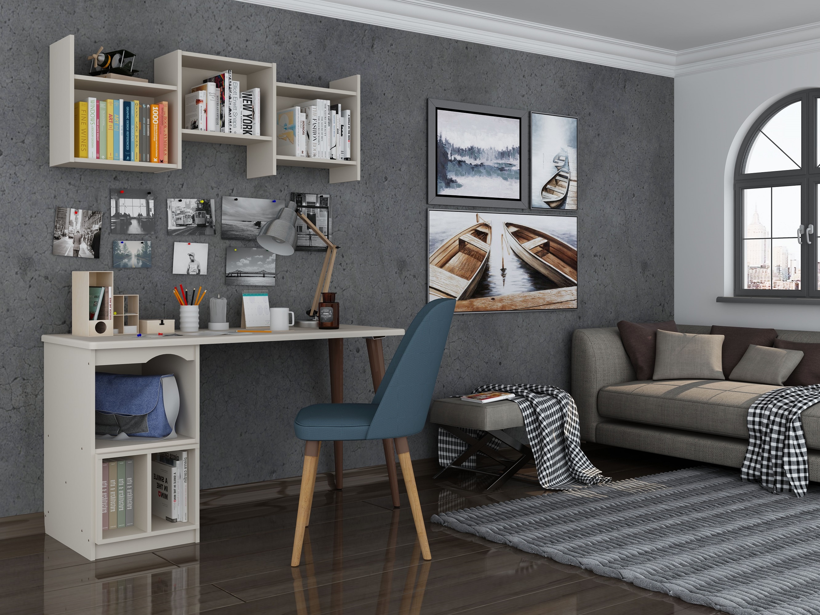 Manhattan Comfort 15PMC6 desks - View #4