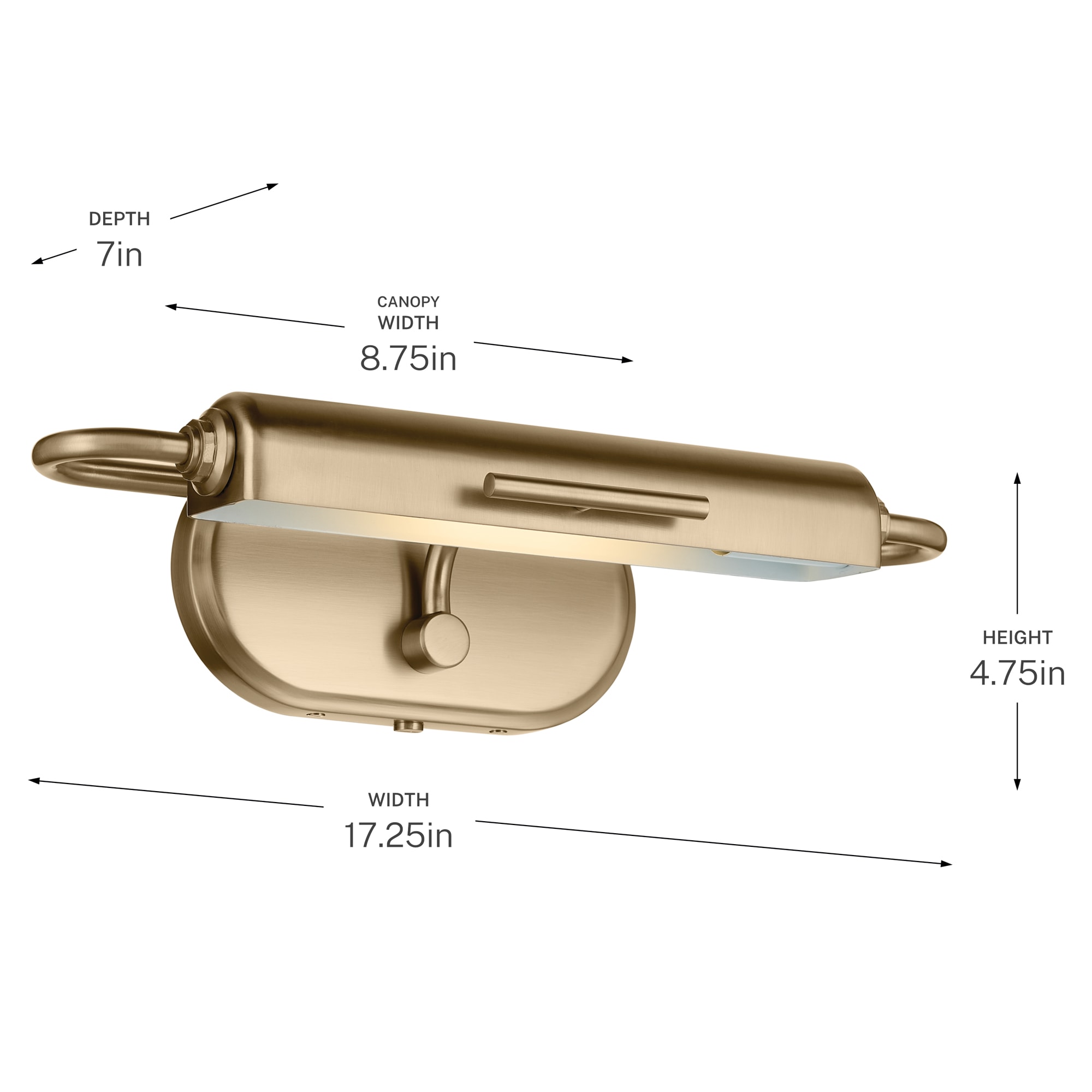 Kichler 52819CPZ Picture-Lighting - View #9