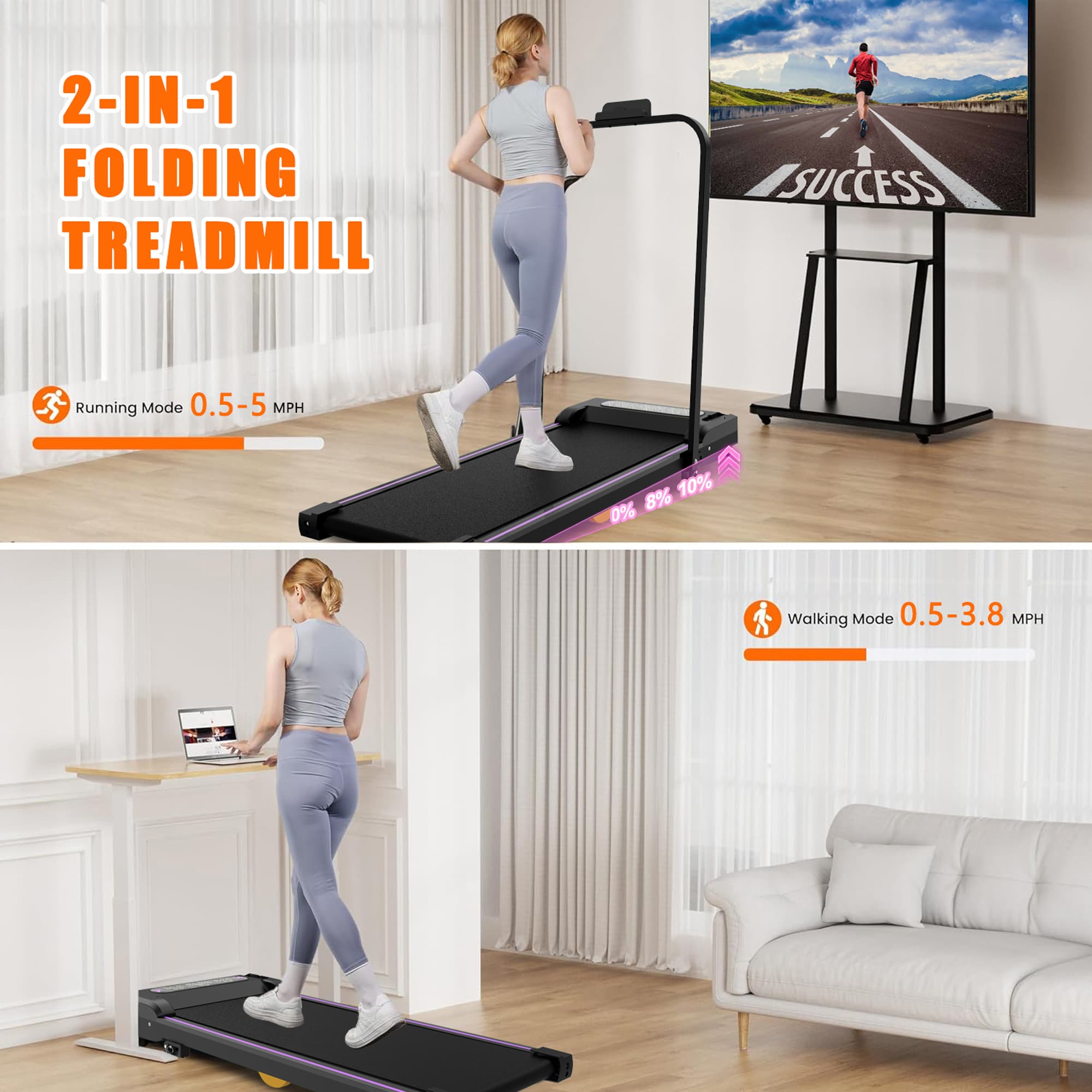 LOVMOR W1BXSLJ-65813 treadmills - View #2