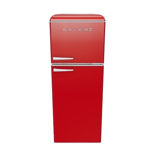 merci　10 Galanz Retro 10-cu ft Counter-depth Top-Freezer Refrigerator (Hot