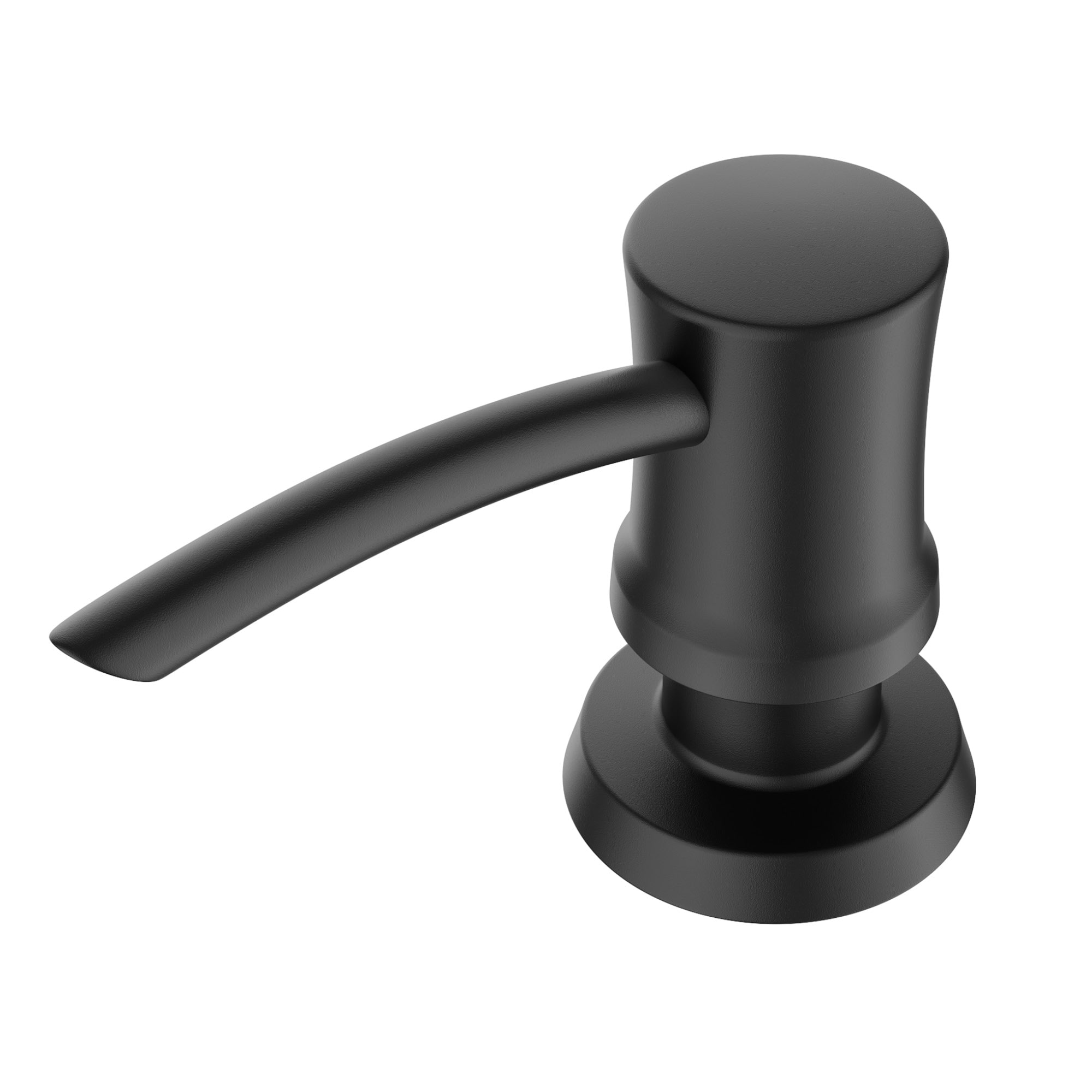 Kraus KSD-54MB Matte Black 17-oz. Capacity Deck-mount Soap and Lotion Dispenser