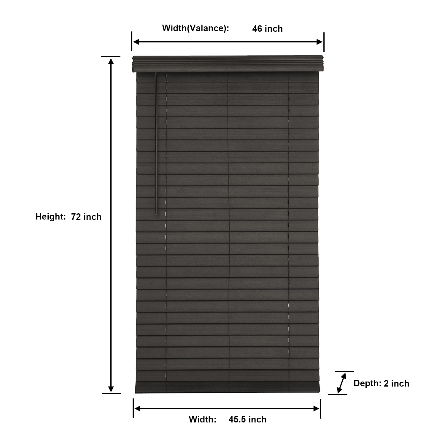 allen + roth DFHSD4872-45.5 blinds - View #7
