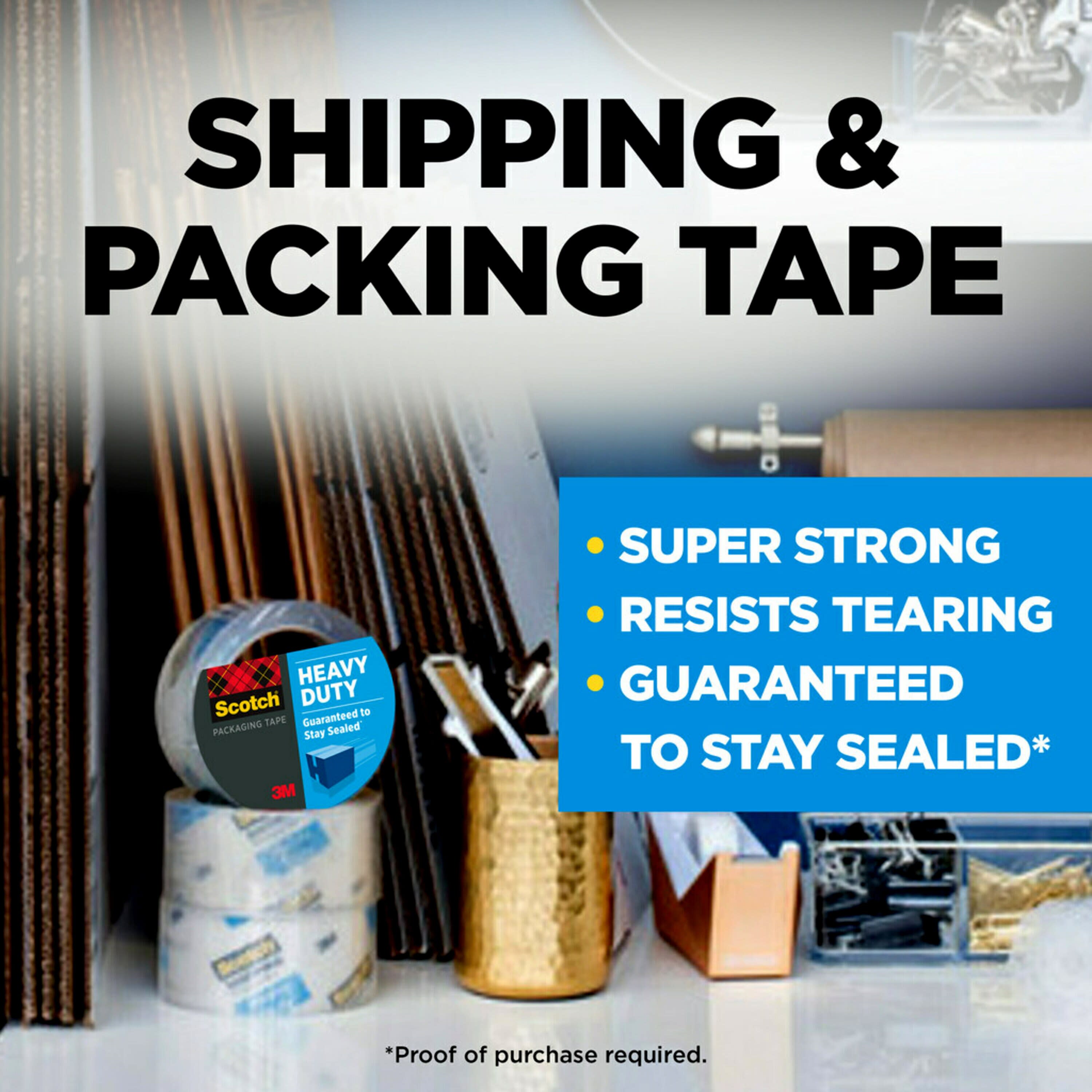 Scotch 3850-LR4-4CC Packaging-Tape - View #2