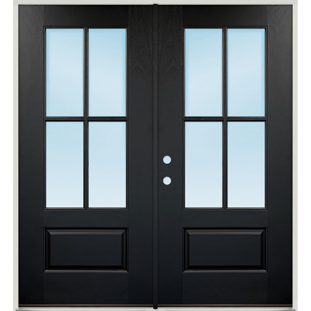 Arch Steel & Glass Exterior Doors - Modern Glass and Metal Front Doors -  Custom Steel Doors, Metal Grid Doors, Chicago