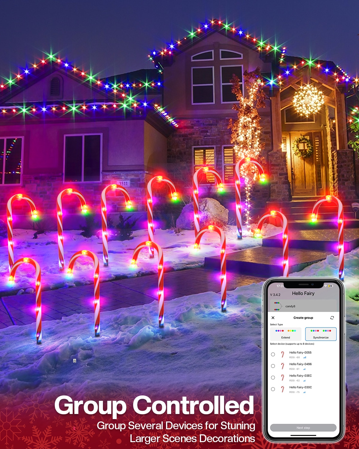 Avatar Controls LSA0009 Table-Christmas-Decorations - View #2