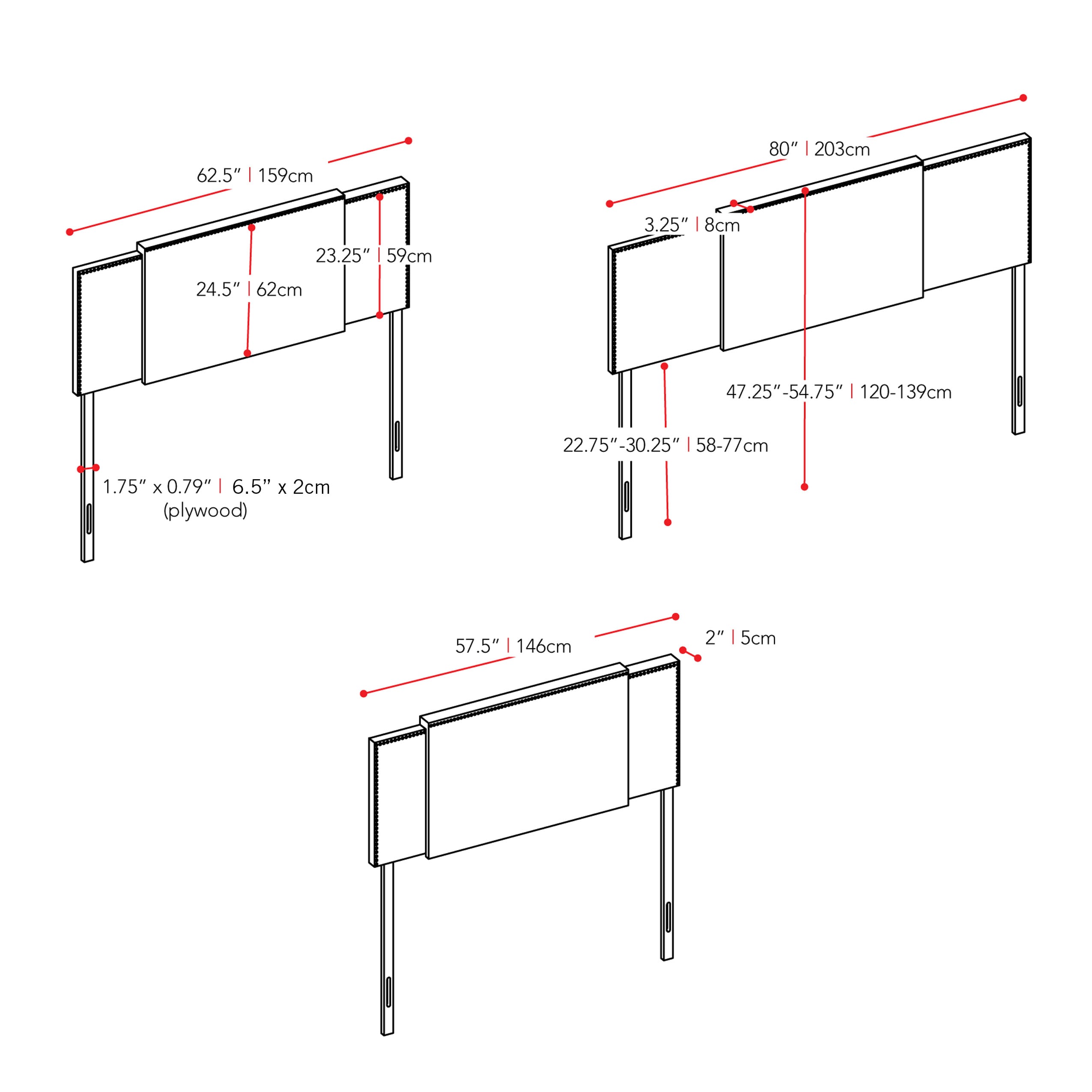 CorLiving BBT-930-A Upholstered-Headboards - View #8
