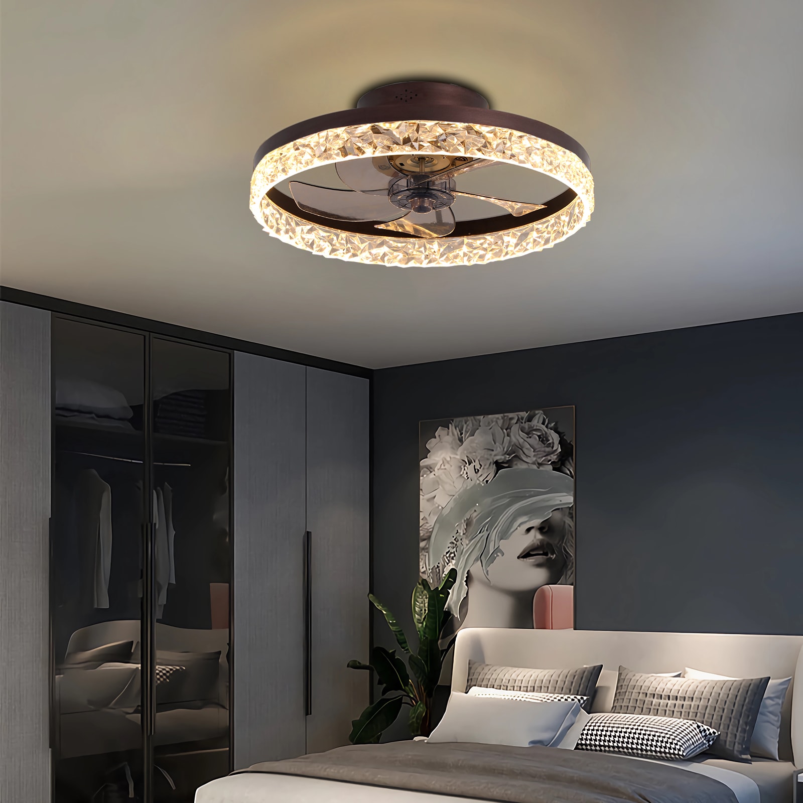 WELLFOR AMHEM-03BK Ceiling-Fans - View #9