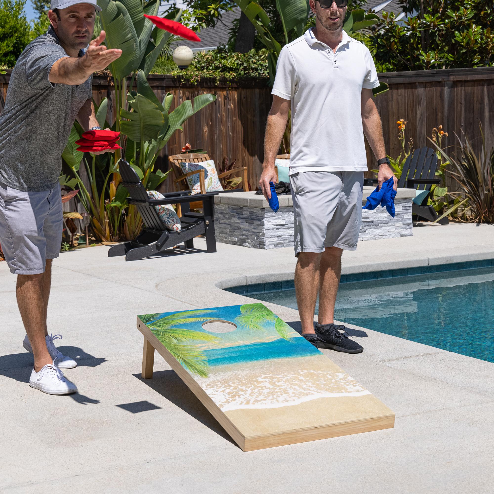 GoSports Outdoor Wood Corn Hole With Case In The Party Games Department ...