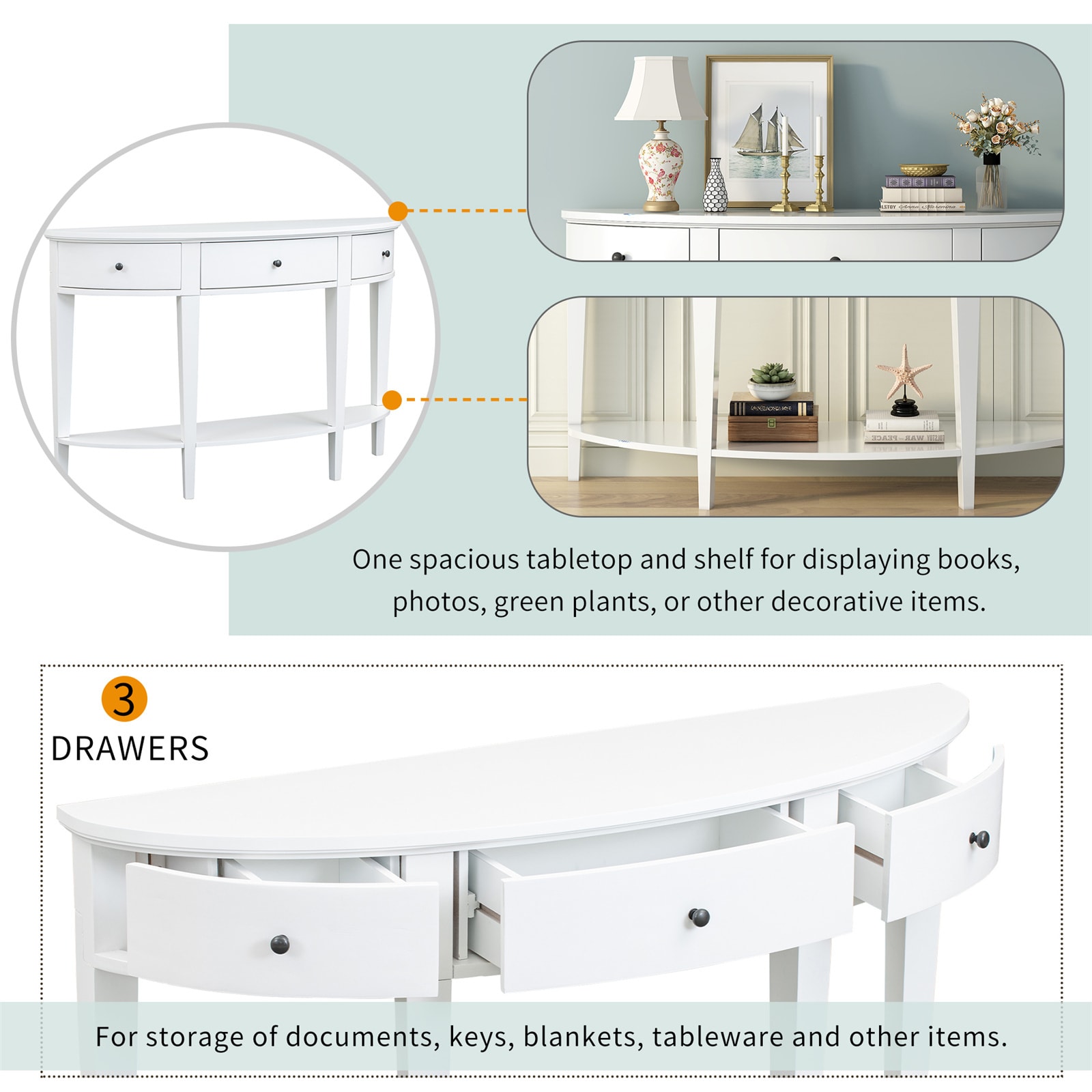 BESTCOSTY WF300LJW176AAK-XLL Console-Sofa-Tables - View #9