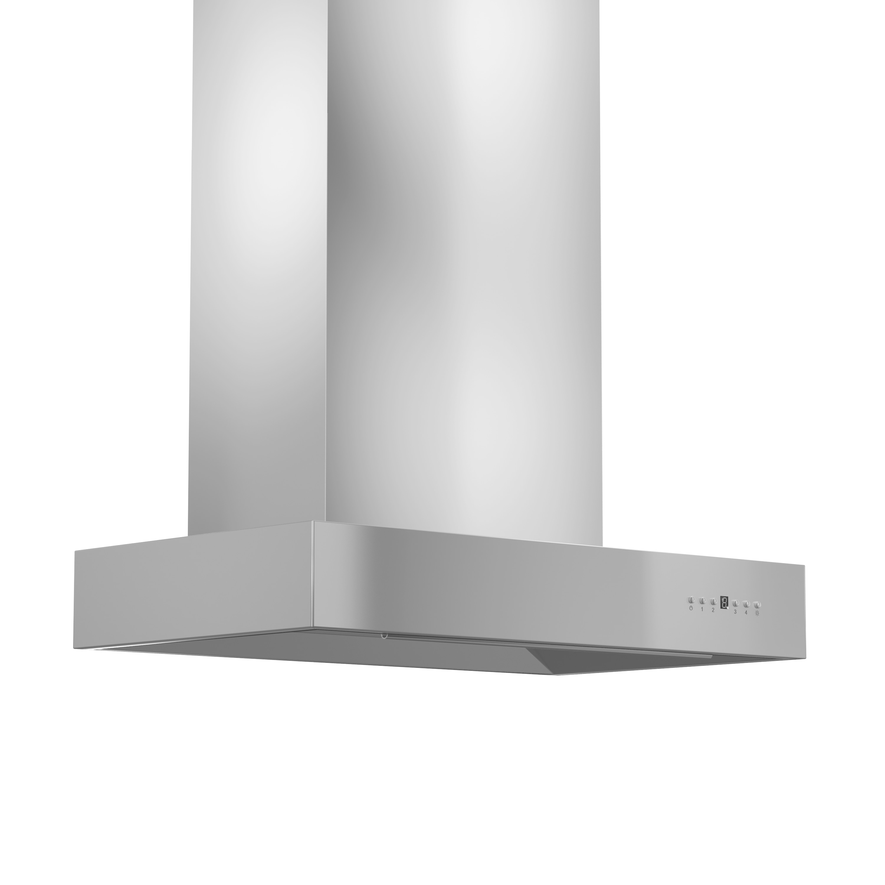 Wall Mount Range Hood 48-in 400-CFM Ducted Brushed 430 Stainless Steel Wall-Mounted Range Hood | - ZLINE KITCHEN & BATH KECOM-RS-48-400