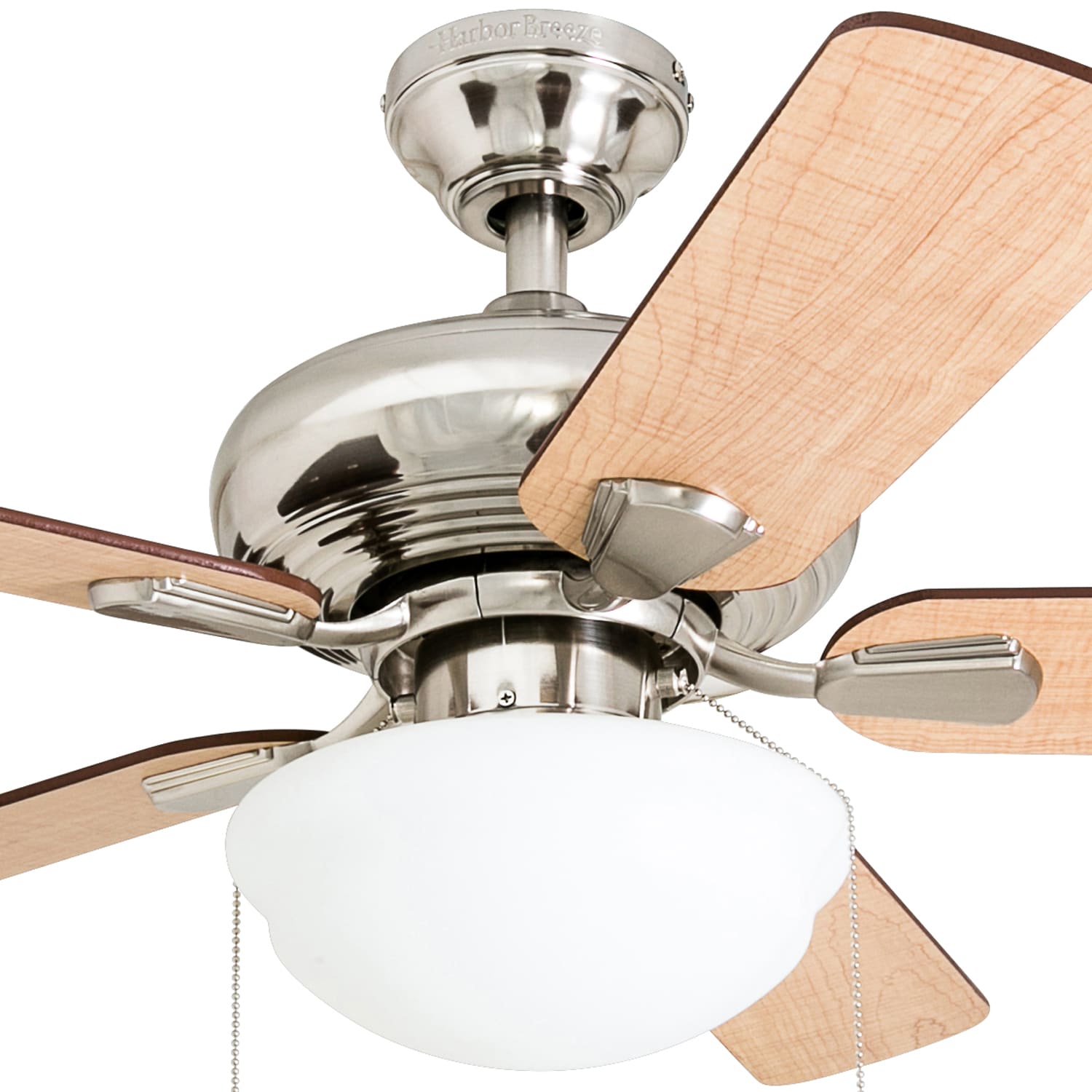 Harbor Breeze 4.88-in Clear Glass Indoor Universal Ceiling Fan Pull Chain | FP17