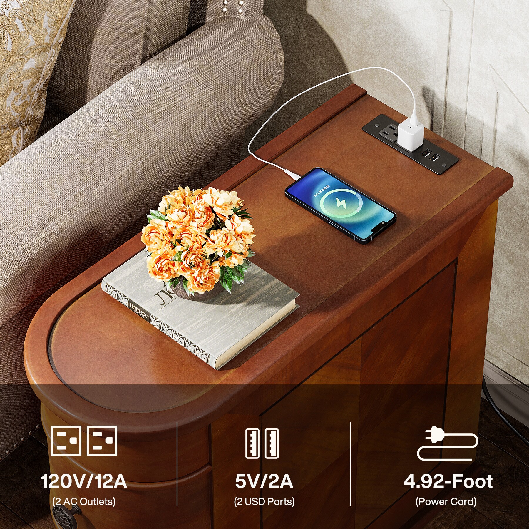 Tribesigns LWFD-HL0156 End-Tables - View #4