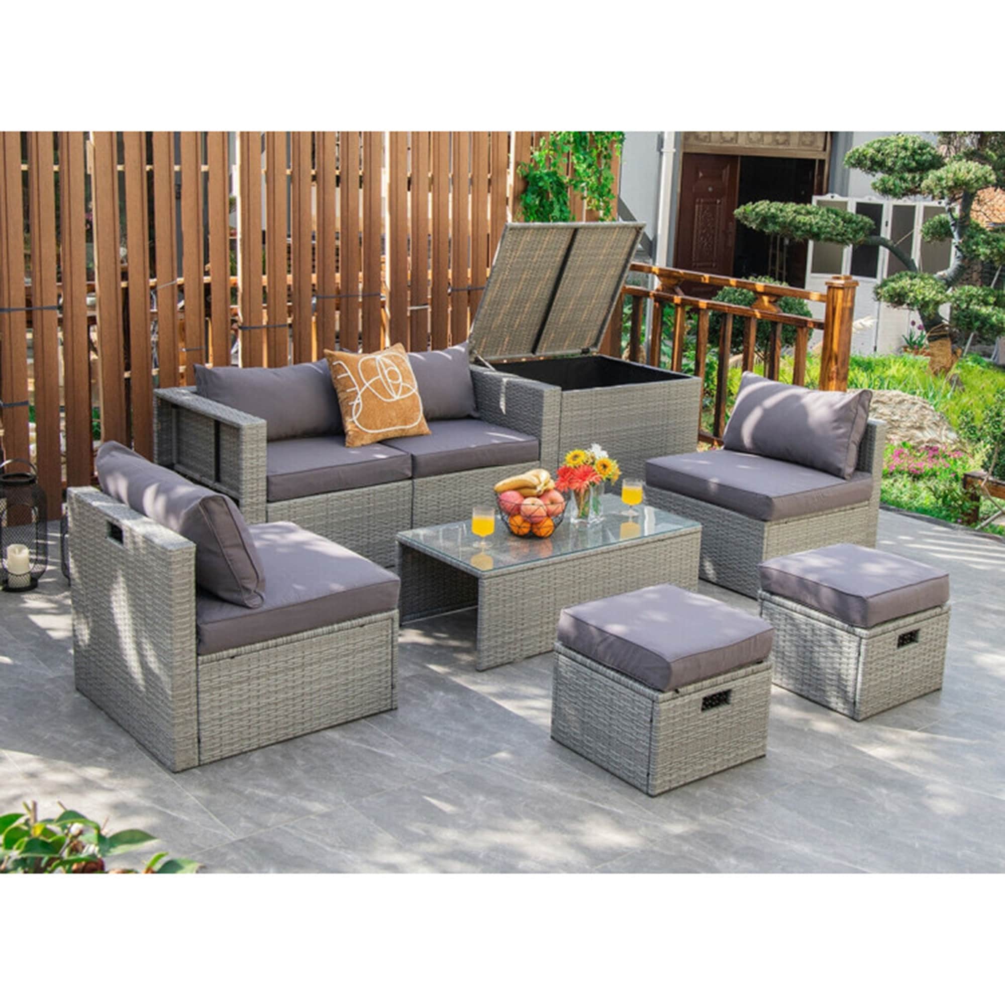 Clihome CL-GR+-68604 Patio-Conversation-Sets - View #3