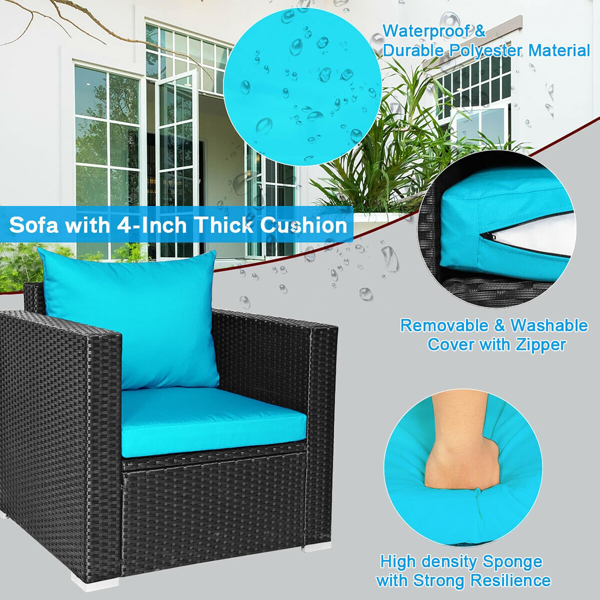 CASAINC BY-W419S00003 Patio-Conversation-Sets - View #8