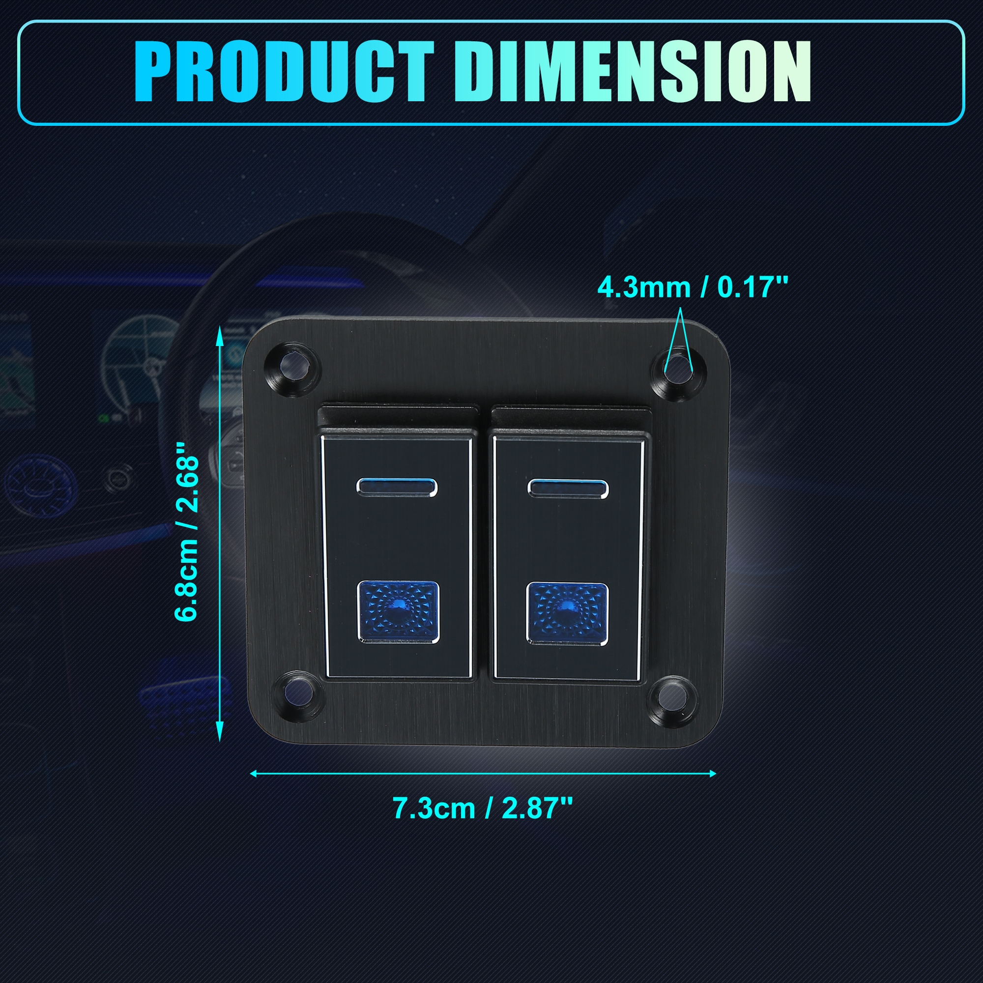 Unique Bargains S25120900UX4790 Interior-Car-Acc - View #4