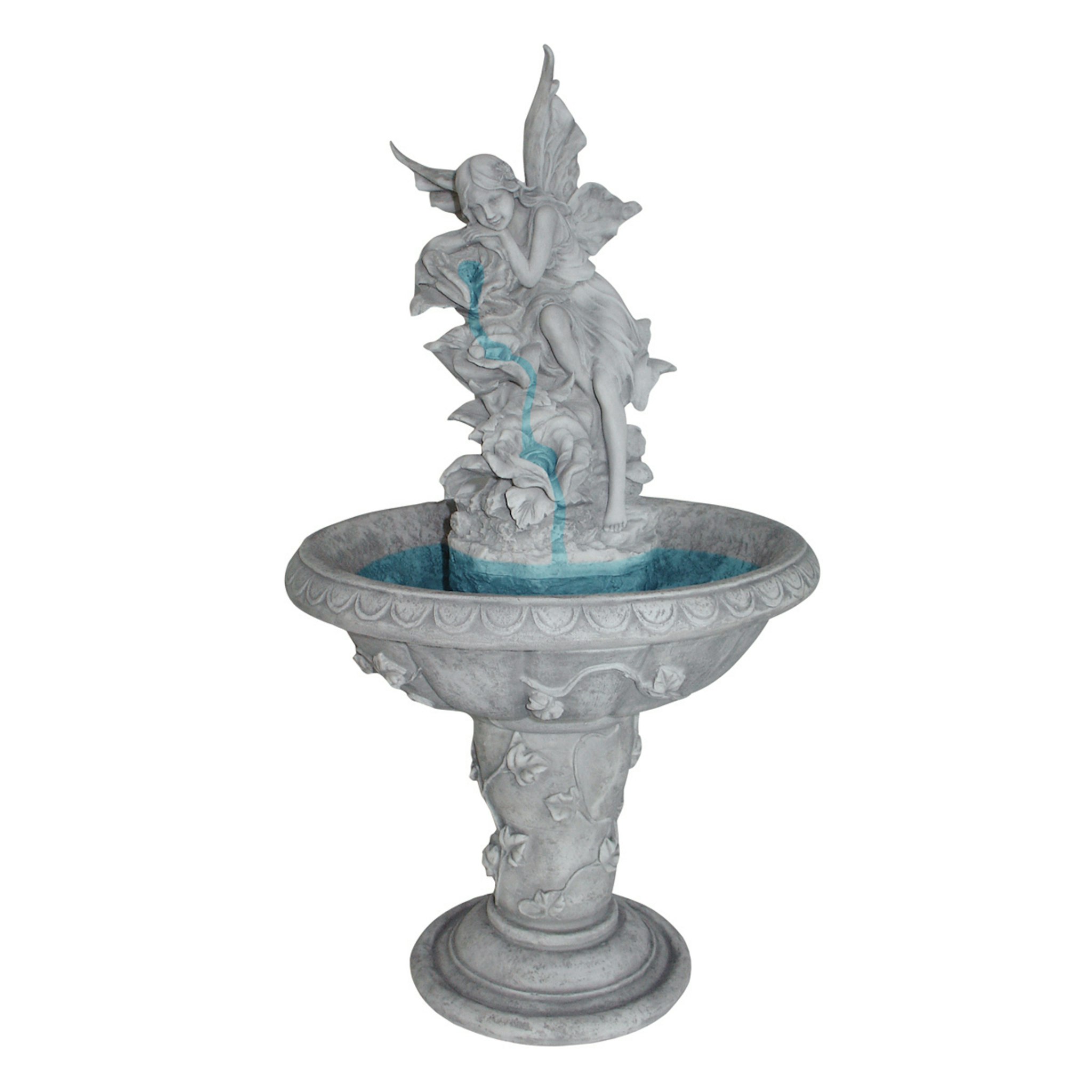 Design Toscano KY688 23-Inches H Resin Water Outdoor Fountain Statue Pump Included