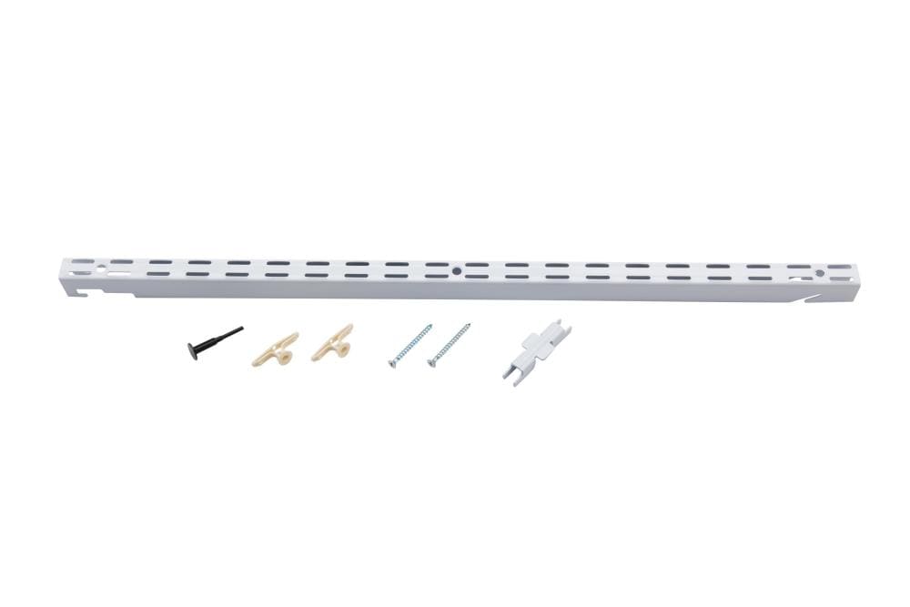 Rubbermaid FastTrack White Rail (Common: 40-in x 1.7-in x 0.5-in