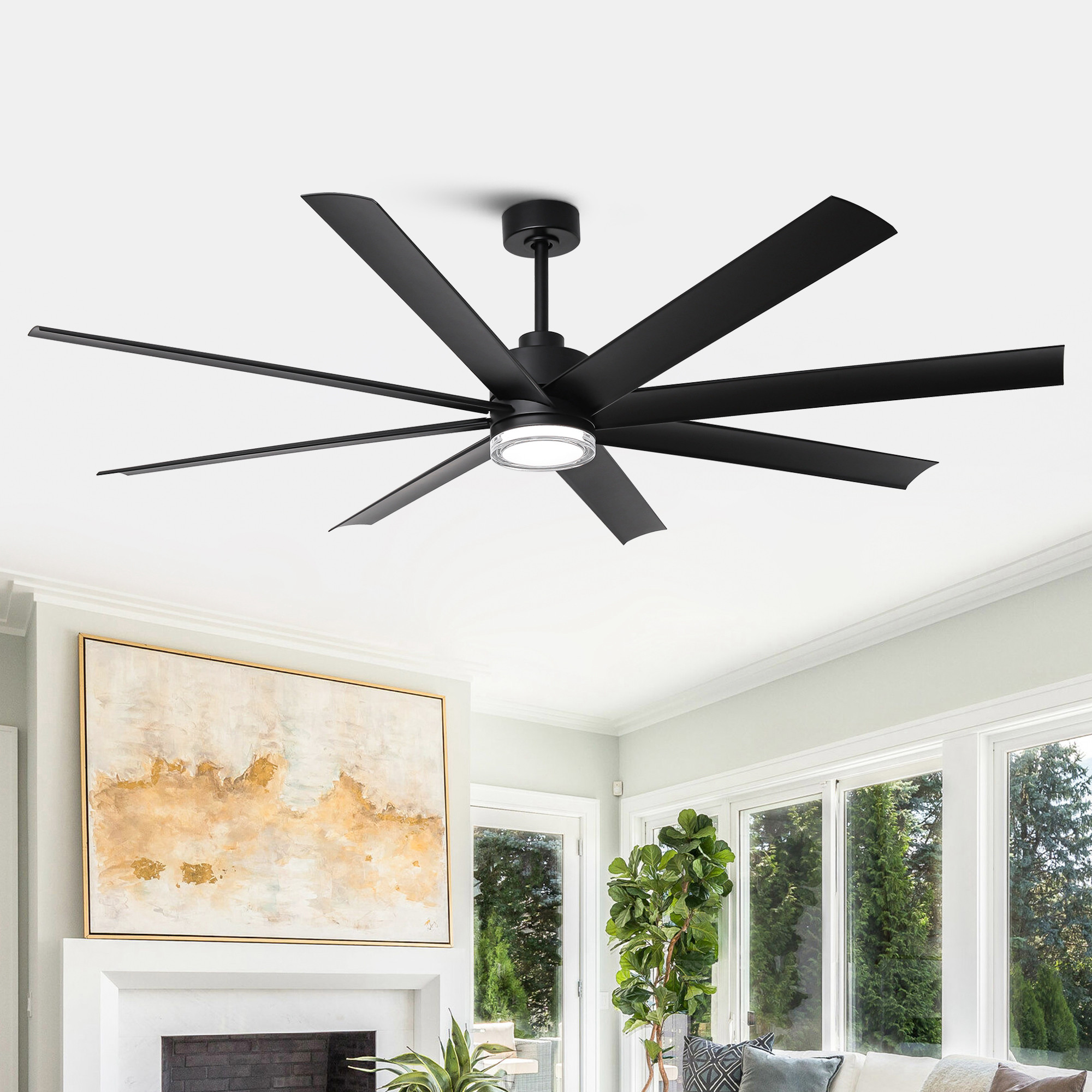 Parrot Uncle F6389BKS-SMART Ceiling-Fans - View #2