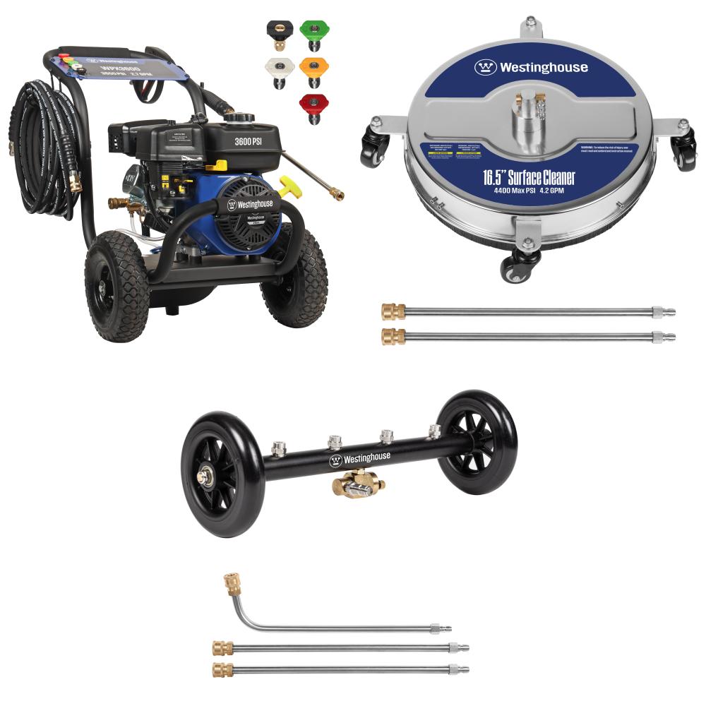 Westinghouse WPX3600 Heavy Duty 3600-PSI Gas Pressure Washer and Surface Cleaner