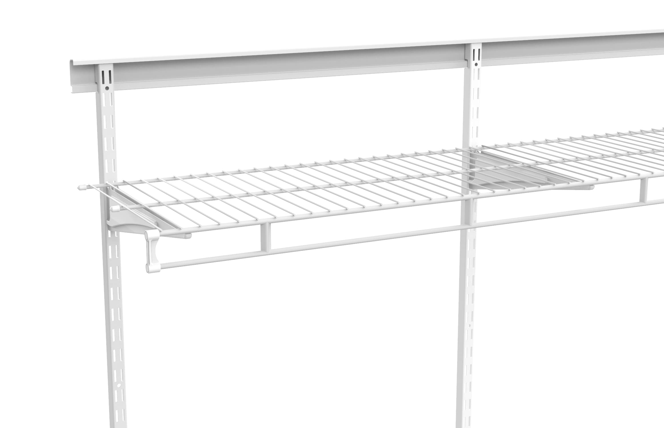 ClosetMaid Shelf and Rod 12-ft x 12-in White Universal Wire Shelf in the Wire  Closet Shelves department at