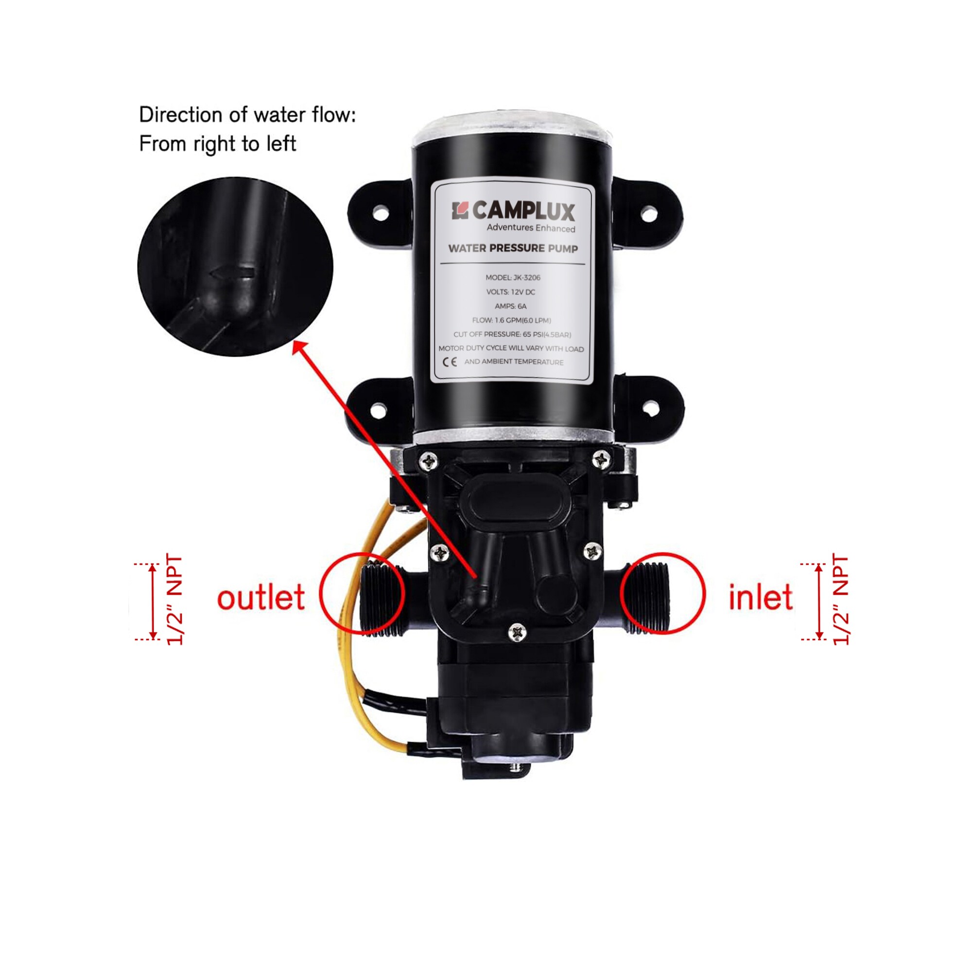 Camplux JK-3206P pumps - View #2
