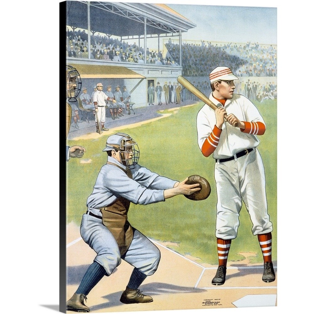 Baseball (Vintage Art) Posters & Wall Art Prints