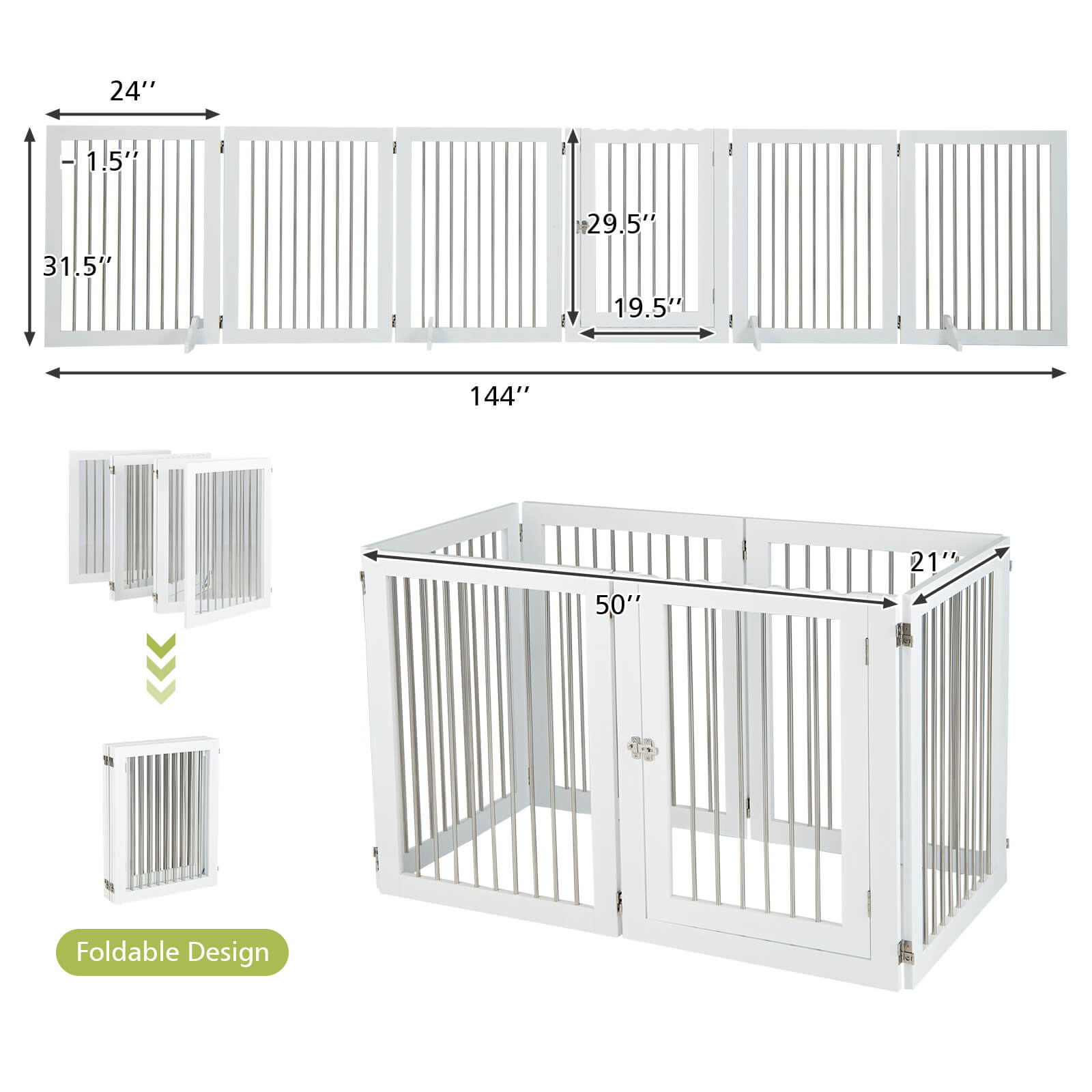 LIVIZA PH10023WH Pet-Gates - View #2