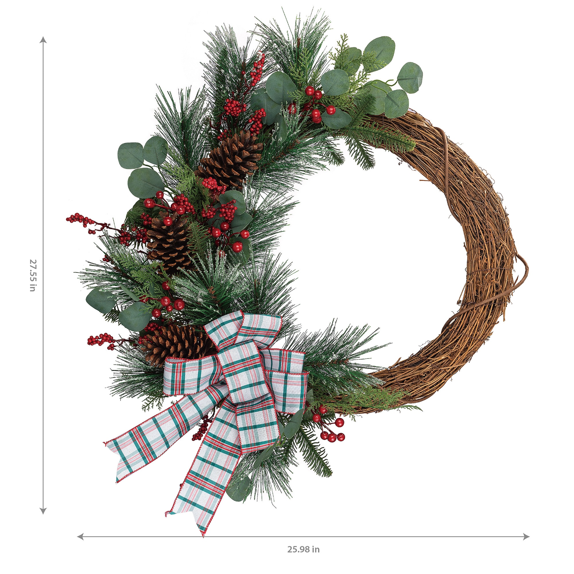 Holiday Living 88T0147A Artificial-Christmas-Wreaths - View #7