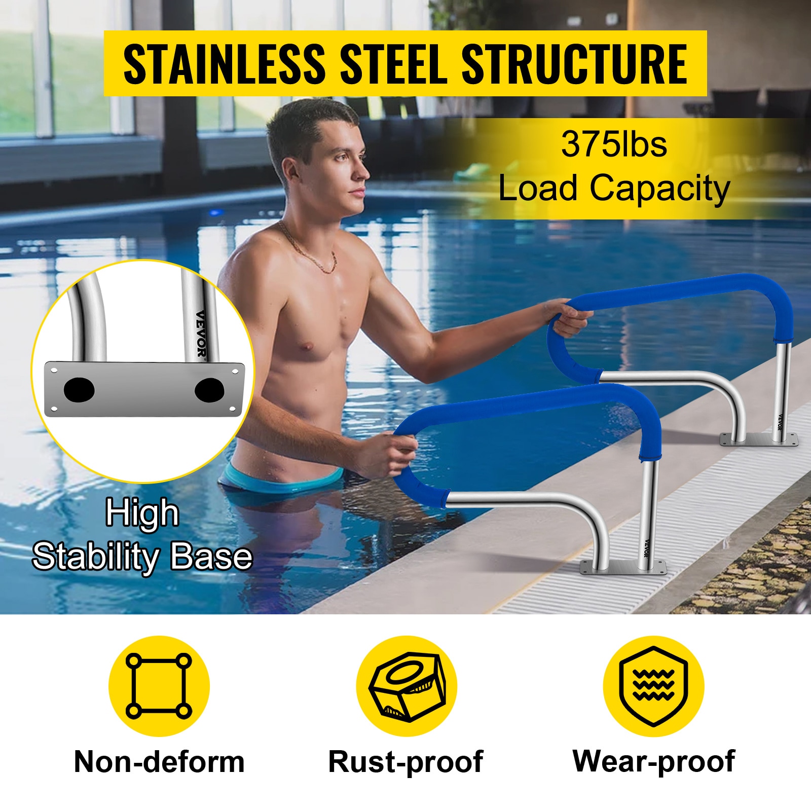 VEVOR DWSWYCYC32X238JSFV0 Above-Ground-Pool-Lad-Steps - View #5