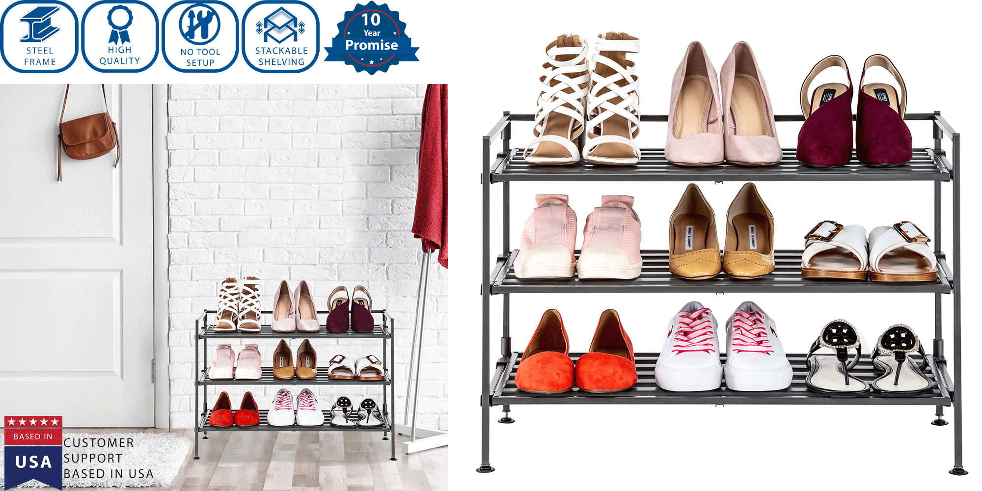 Seville Classics SHE15930 Shoe-Racks - View #2