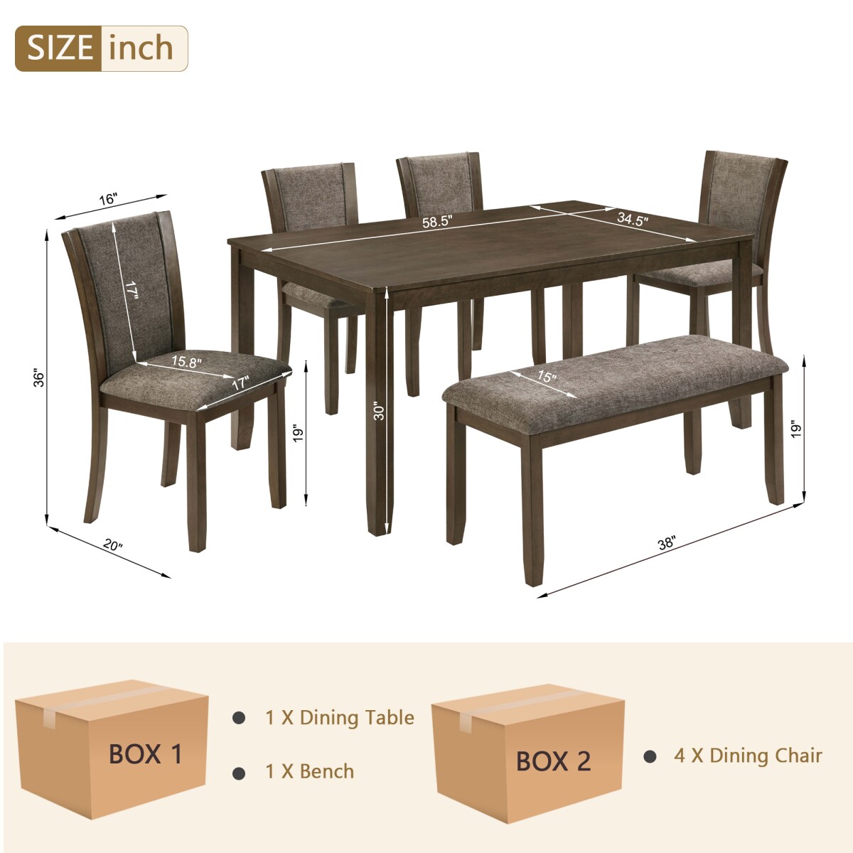 Streamdale Furniture W1998S00086 Dining-Sets - View #8