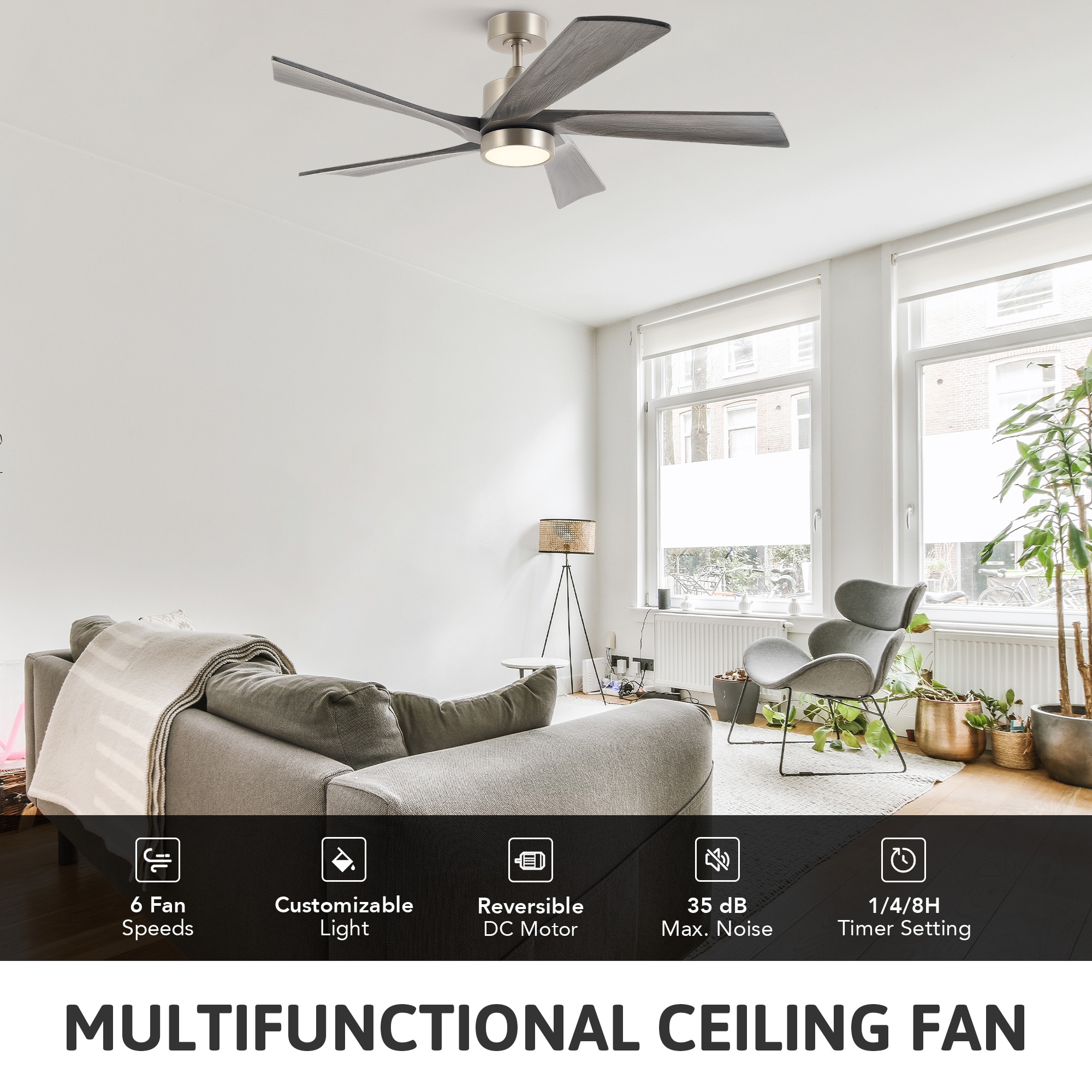 CO-Z CFN-1319-NG Ceiling-Fans - View #3
