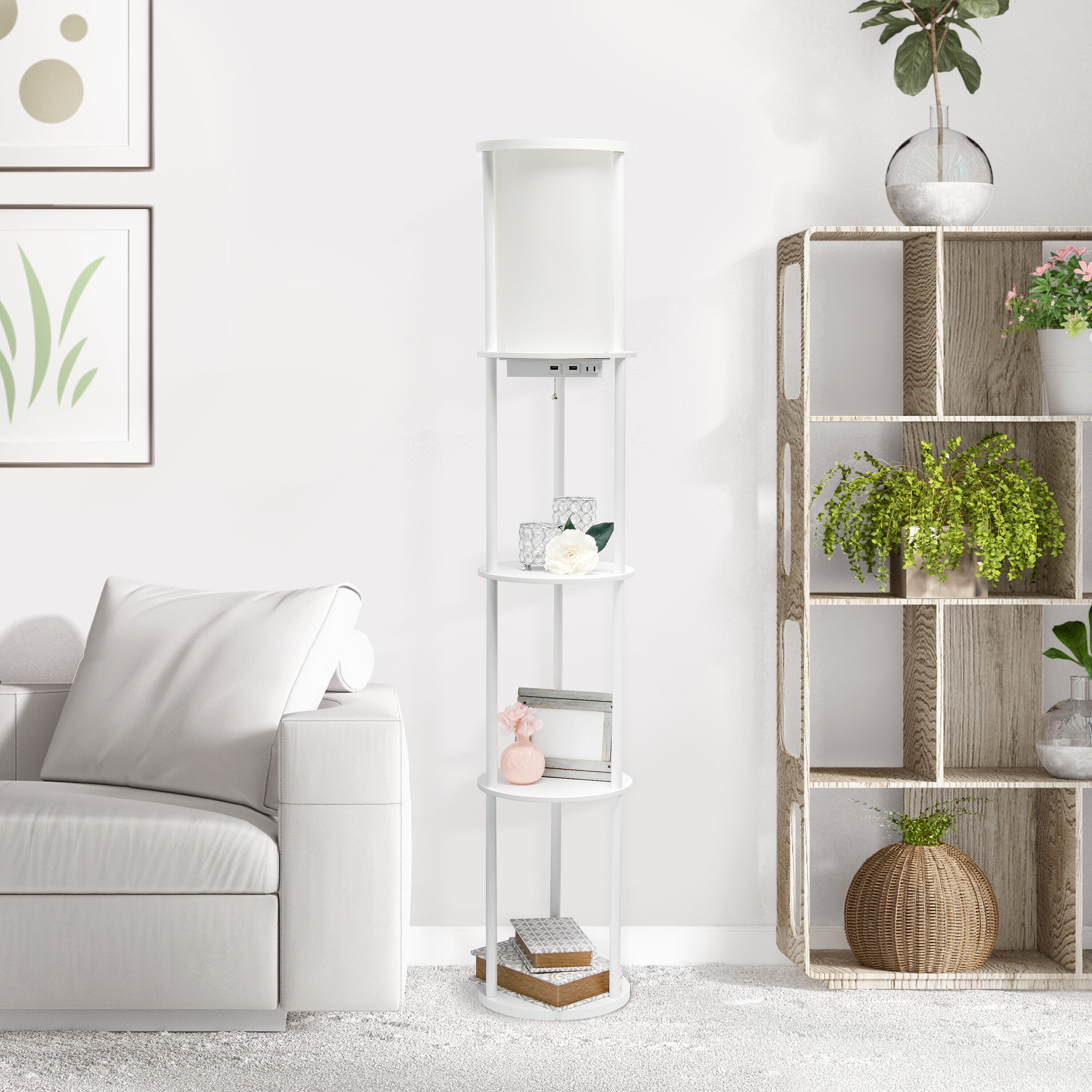 Simple Designs LF2010-WHT floorlamps - View #7