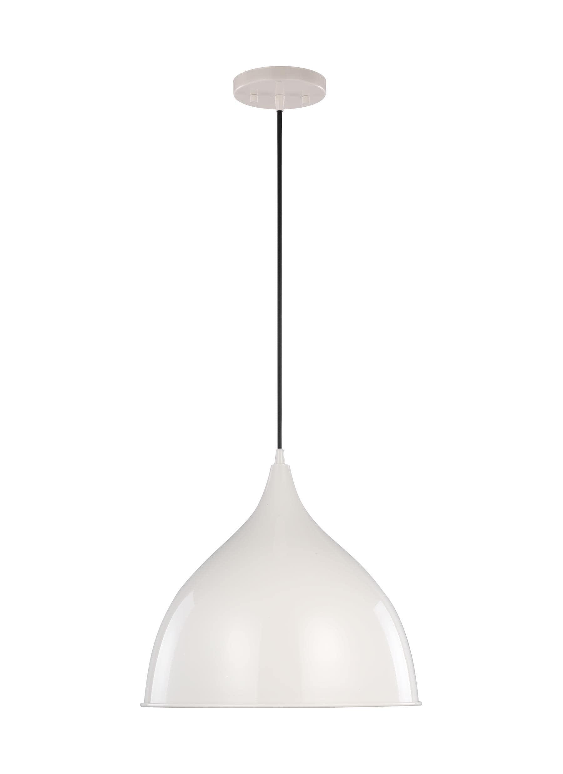 Generation Lighting 6001001-804 Grant 1 -Light Blush Modern/contemporary Globe Medium Hanging Pendant light