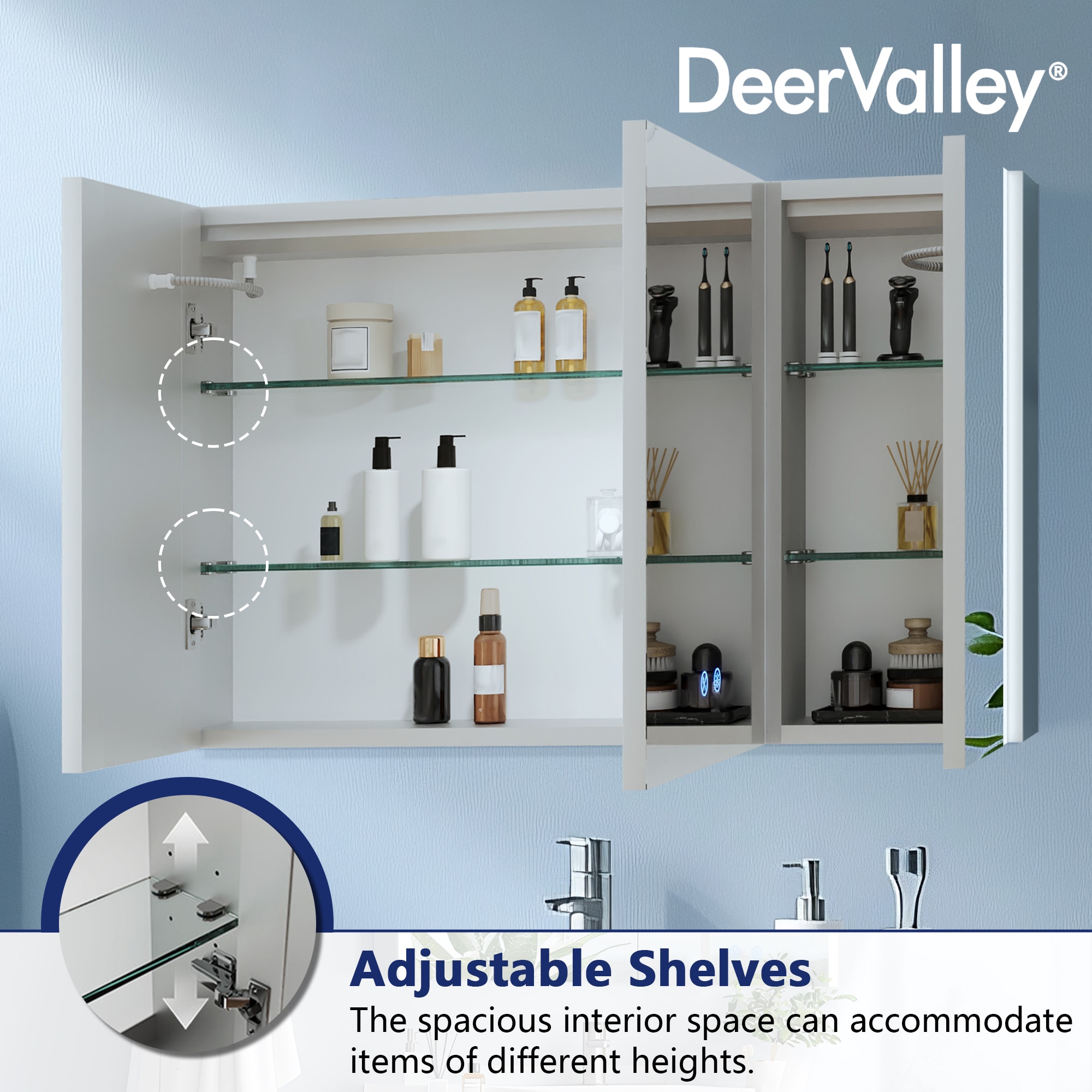 DeerValley DV-1VM0241 Bathroom-Medicine-Cabinets - Thumbnail View #4