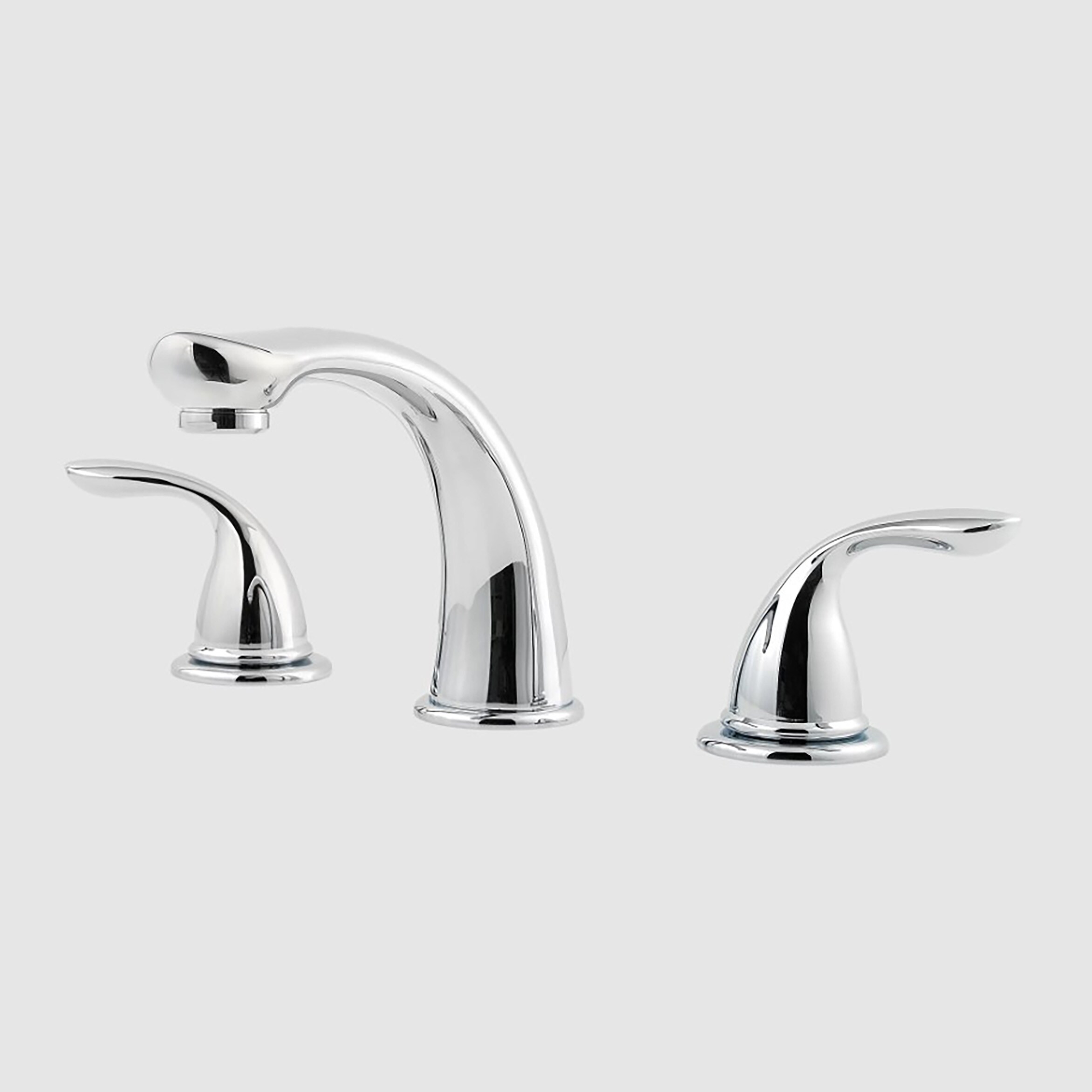 Pfister 1T6-5100 Pfirst Series Polished Chrome 2-handle Deck-mount Roman High-arc Bathtub Faucet