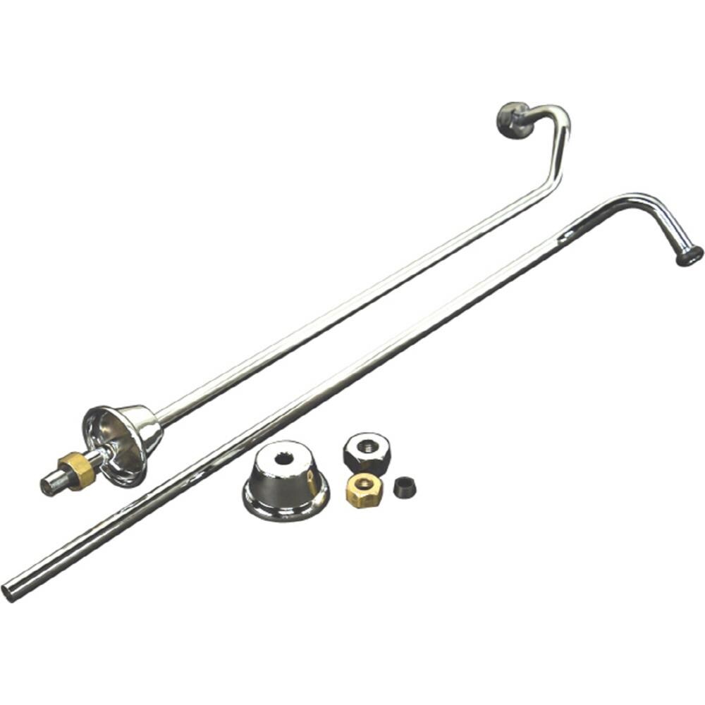 Barclay 5576-CP 1/2-in compression x 3/4-in Compression x 24-in Brass Faucet Supply Line 2-Pack