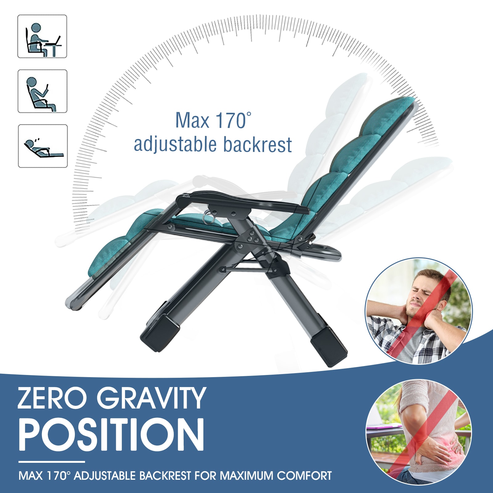 Esazn K16ZDC-XL36-1PACK Patio-Chairs - View #3