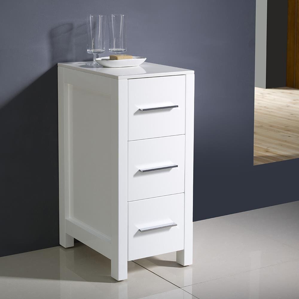 Fresca FST6212WH Linen-Cabinets - View #2