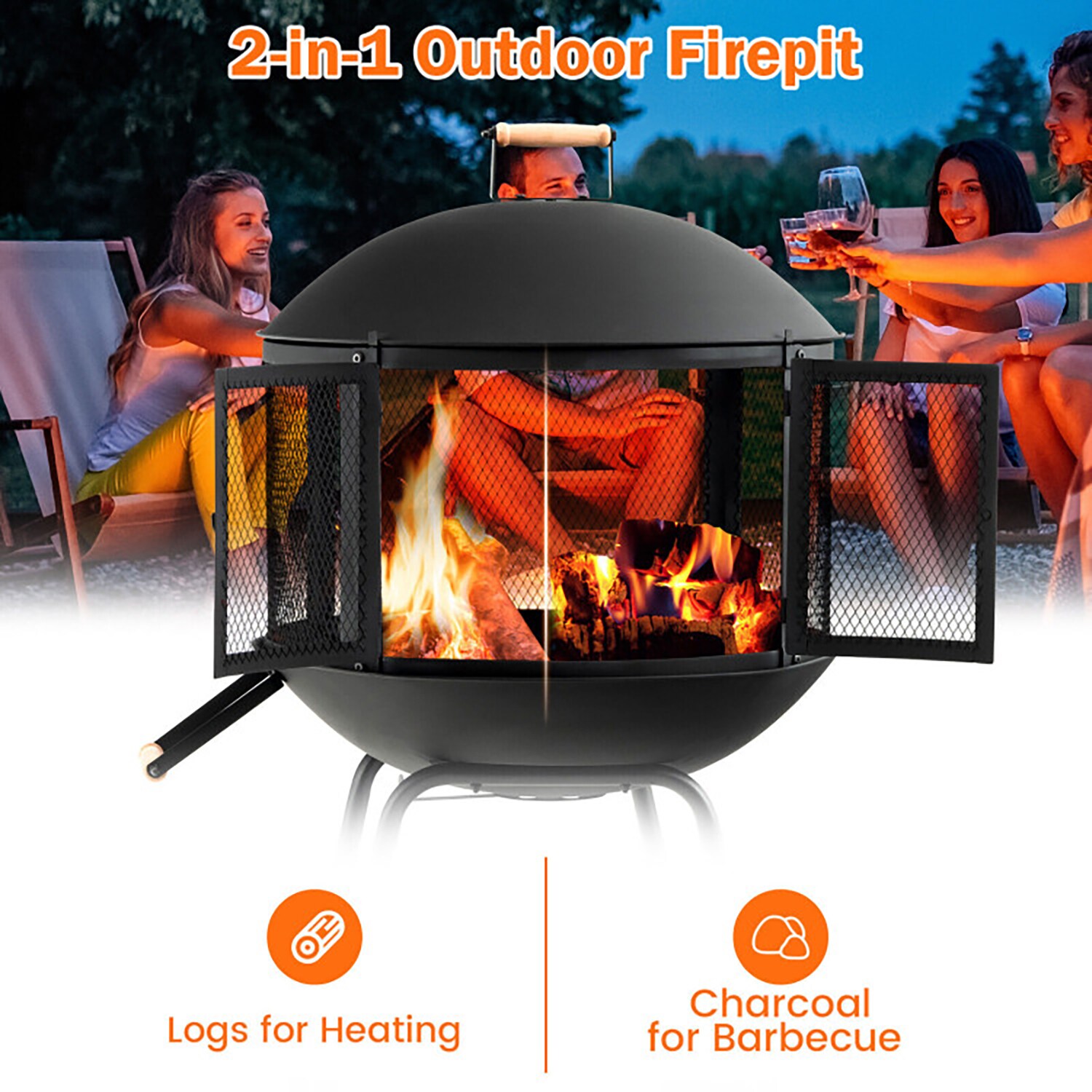 GZMR GZ-W22295 Outdoor-Woodburning-Firepits - View #8