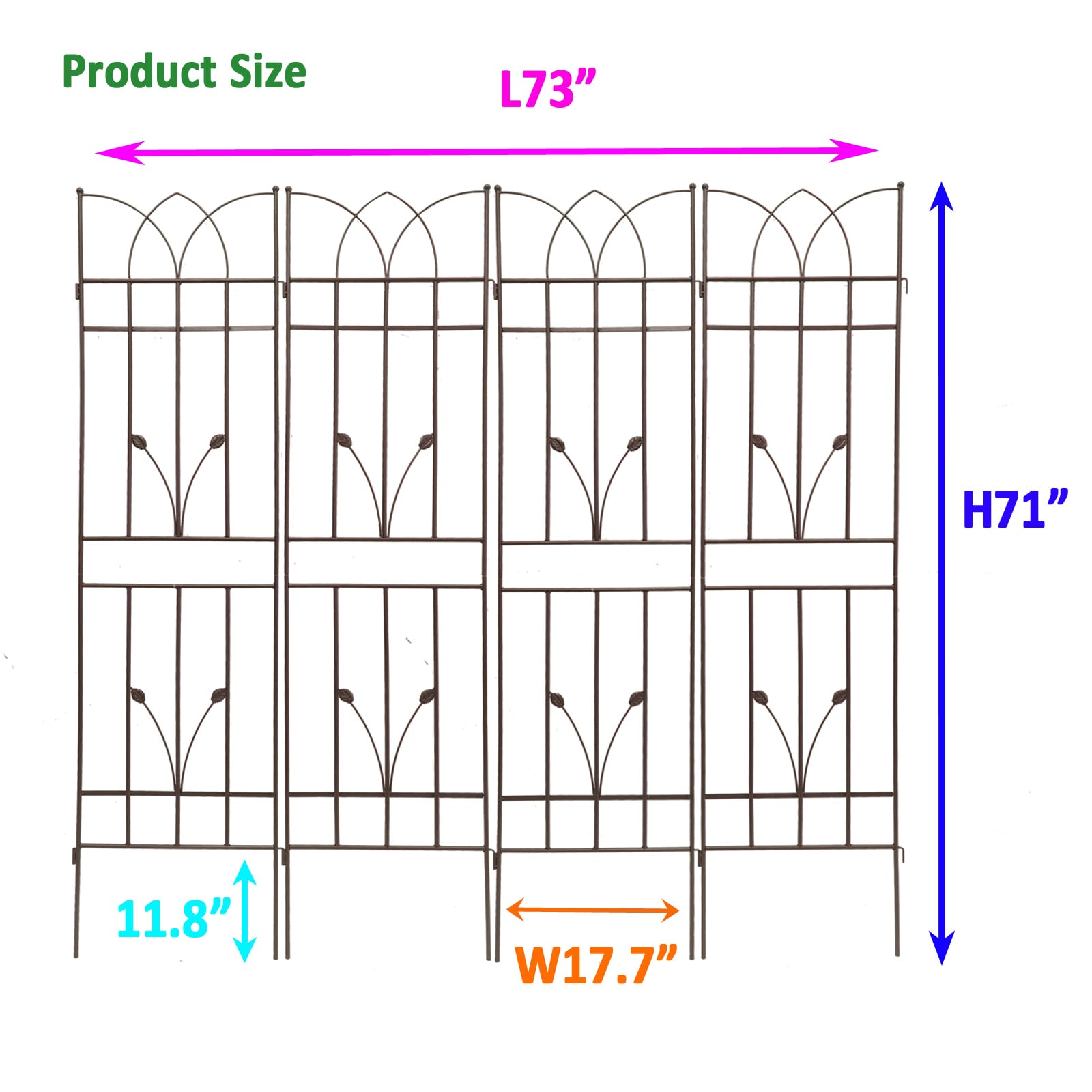 Damerin ZLY-08F Garden-Trellis - View #2