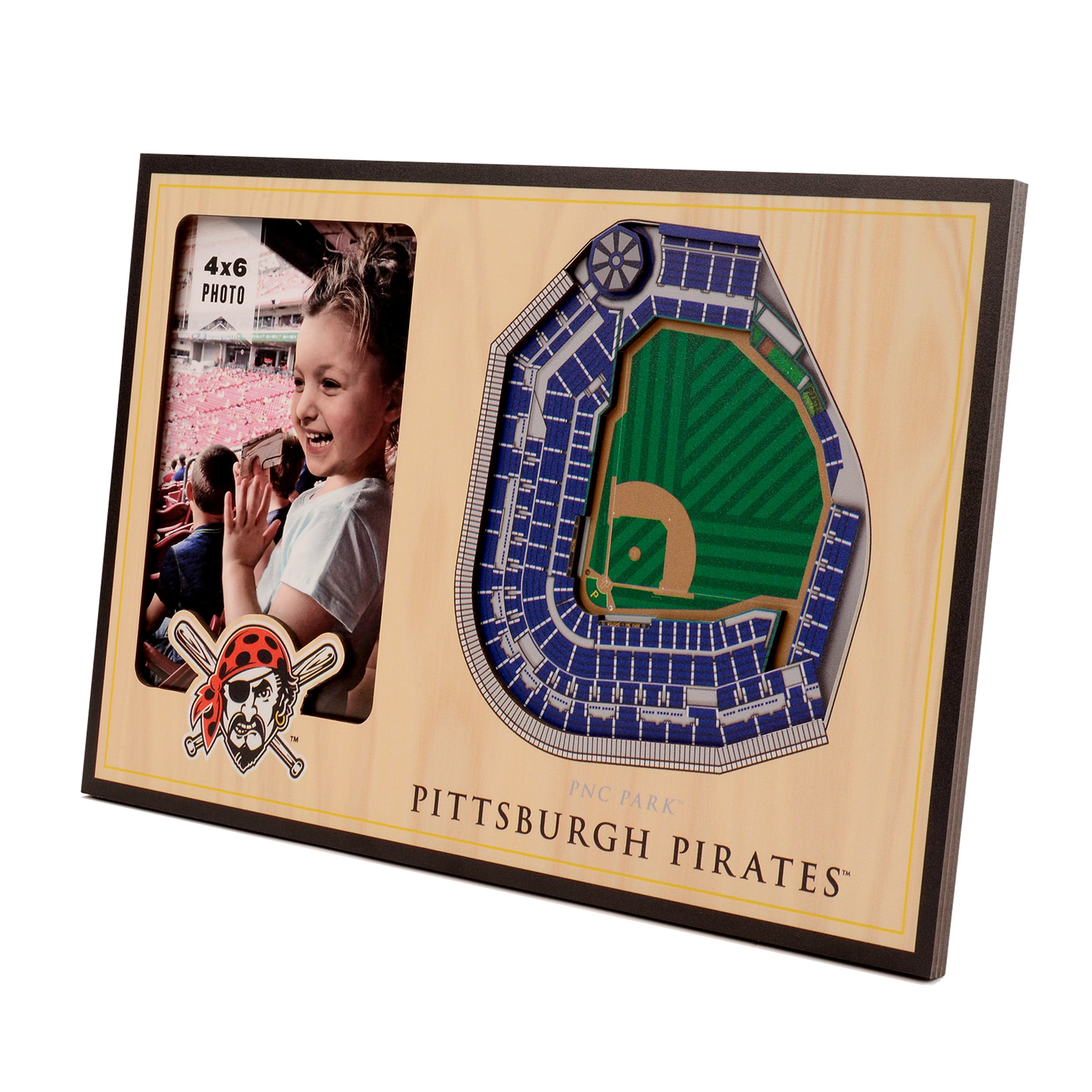 8 x 32 MLB Pittsburgh Pirates 3D Stadium Banner