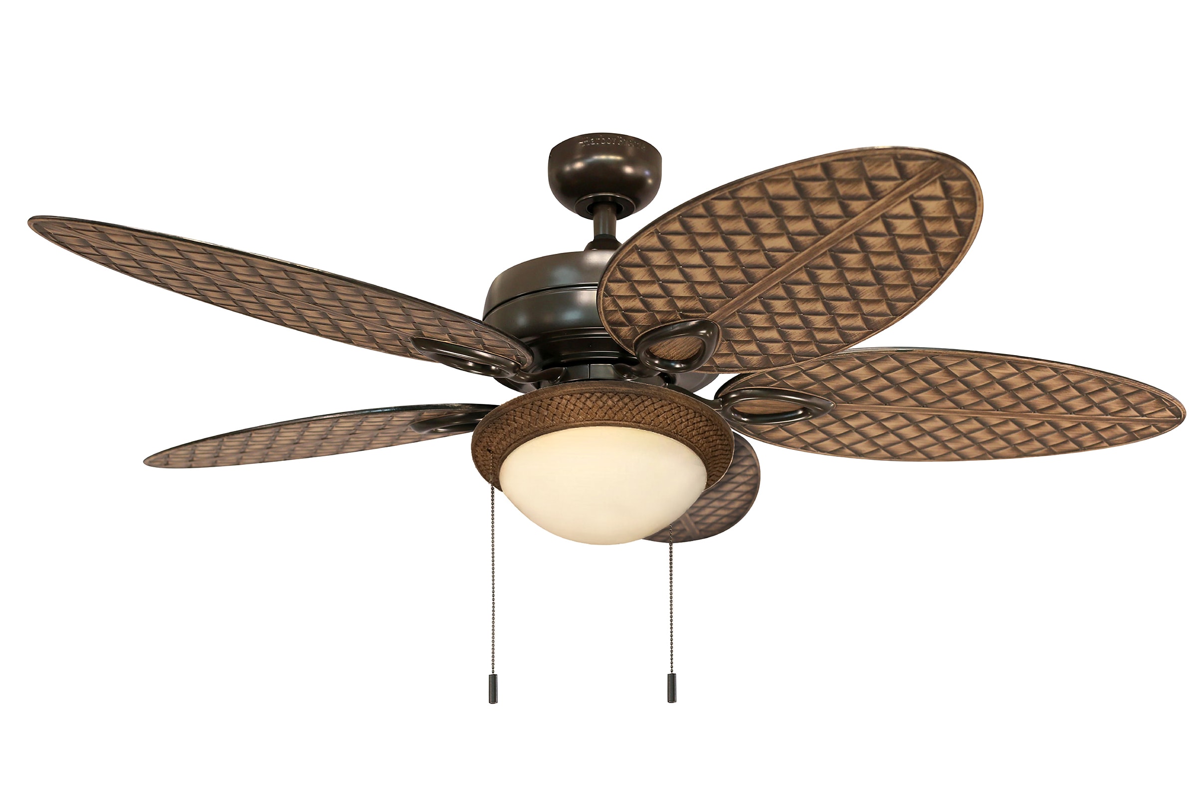 Harbor Breeze Tilghman II 11-in 2-Light Bronze LED Ceiling Fan Light Kit in  the Ceiling Fan Parts department at