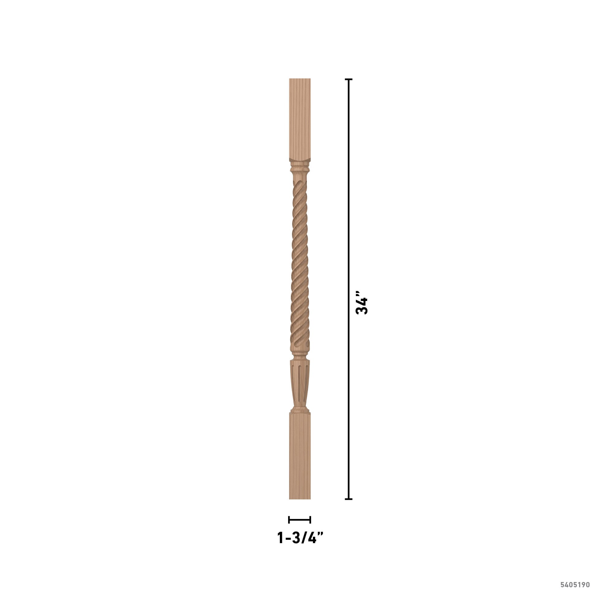 L.J. Smith Stair Systems LJT-2005-P 34 Interior-Stairpart-Balusters - View #4